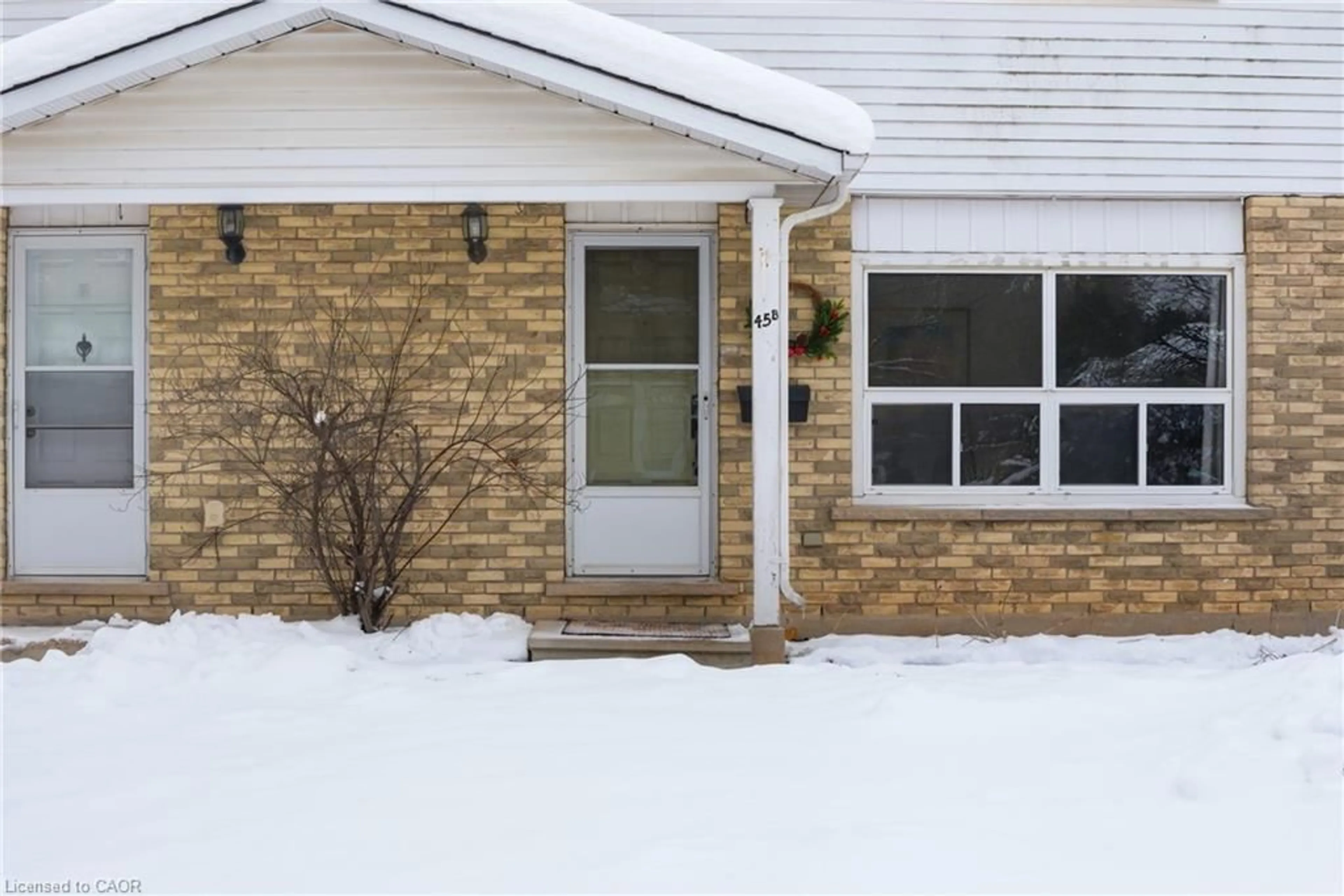 Home with vinyl exterior material, street for 45B Karen Walk, Waterloo Ontario N2L 5X1