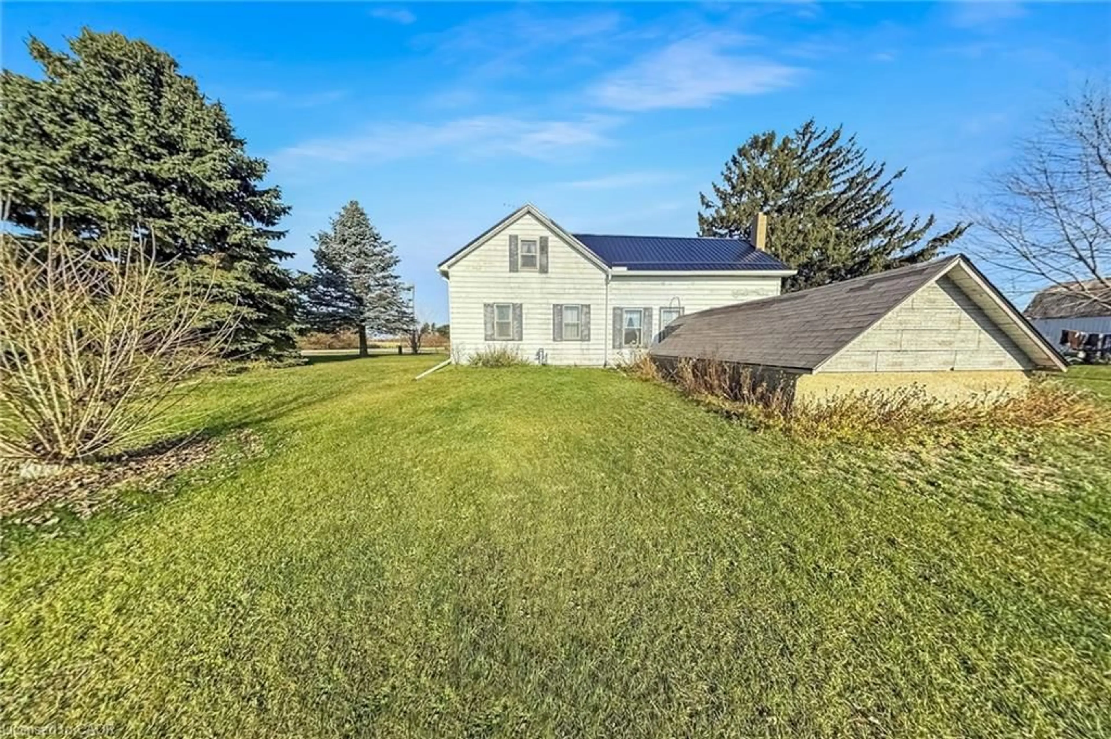 A pic from outside/outdoor area/front of a property/back of a property/a pic from drone, unknown for 226 Norfolk County 28 Rd, Langton Ontario N0E 1G0