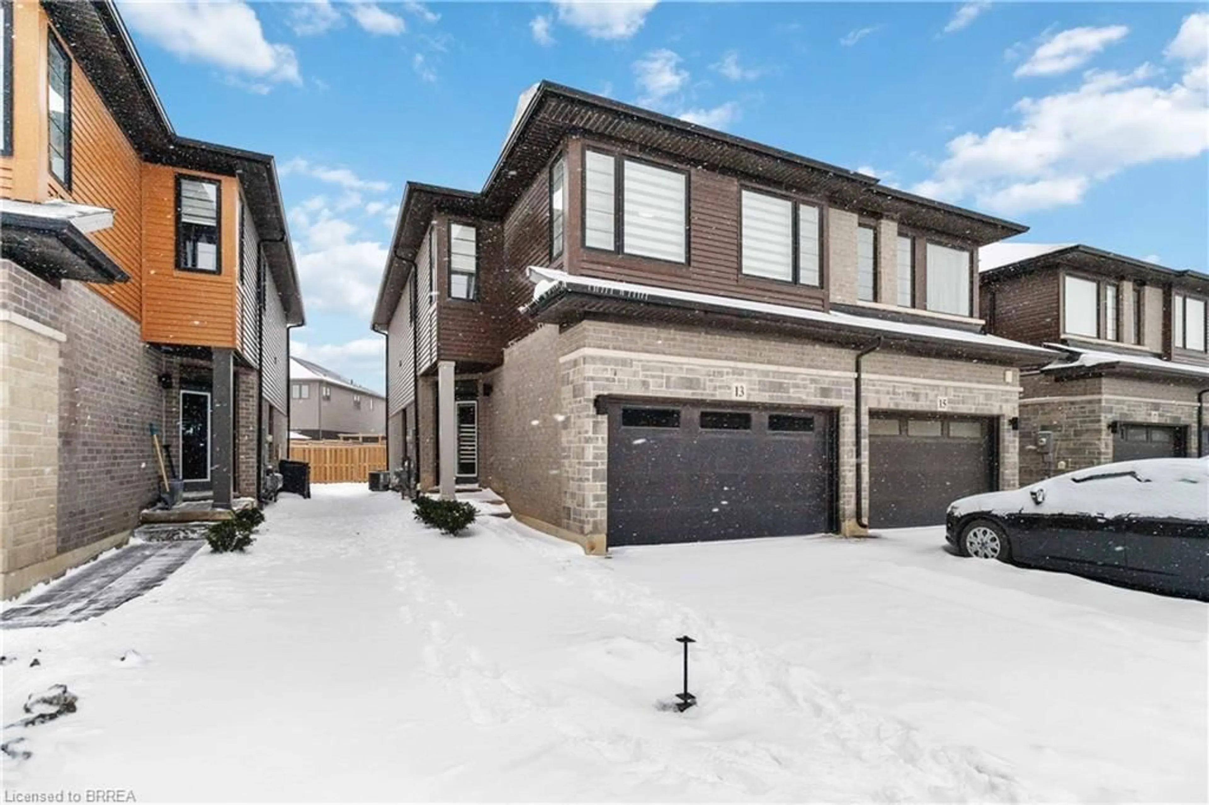 Home with brick exterior material, street for 13 Bellhouse Ave, Brantford Ontario N3T 0T9