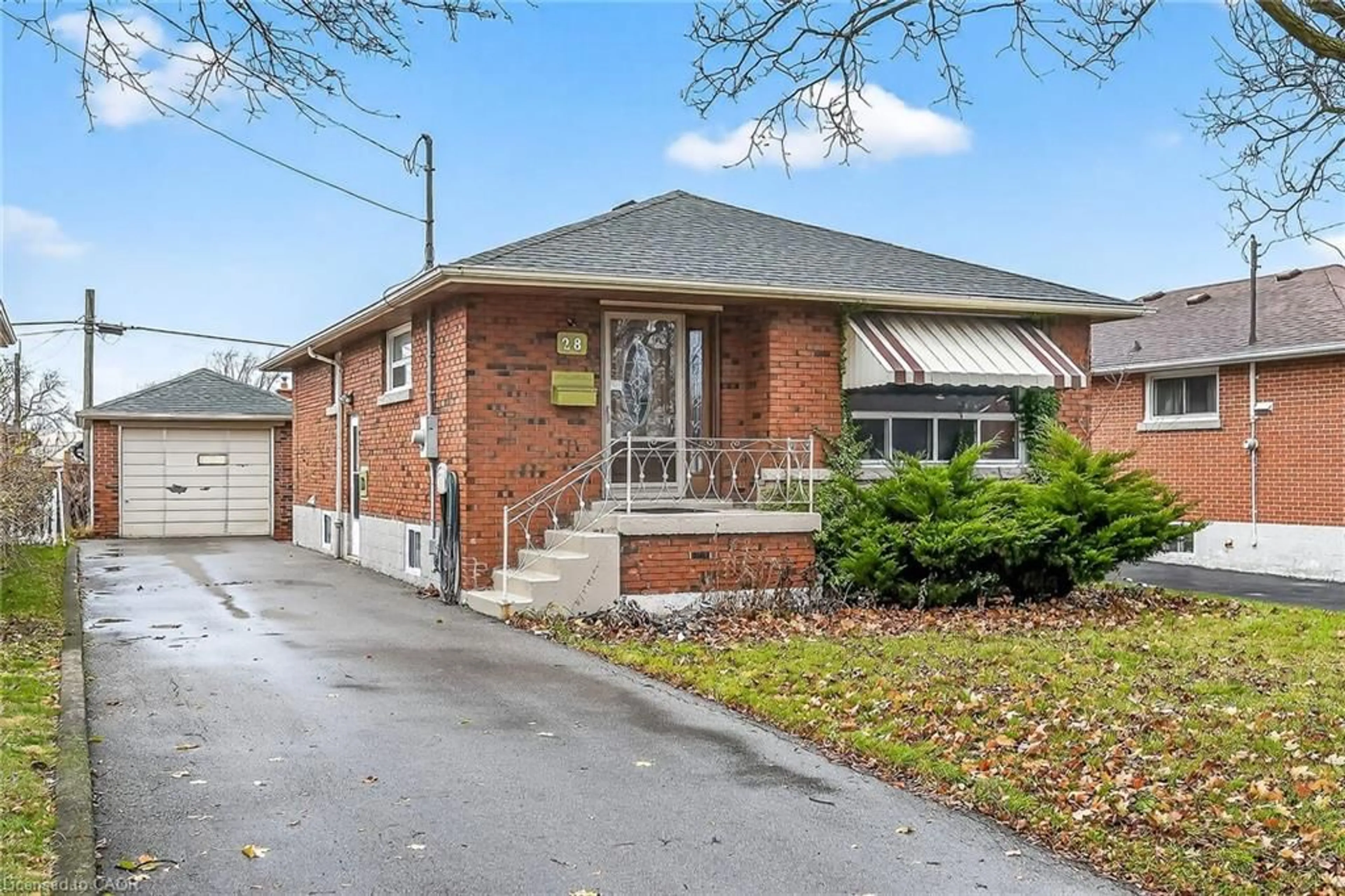 Home with brick exterior material, street for 28 Warren Ave, Hamilton Ontario L9A 3C6