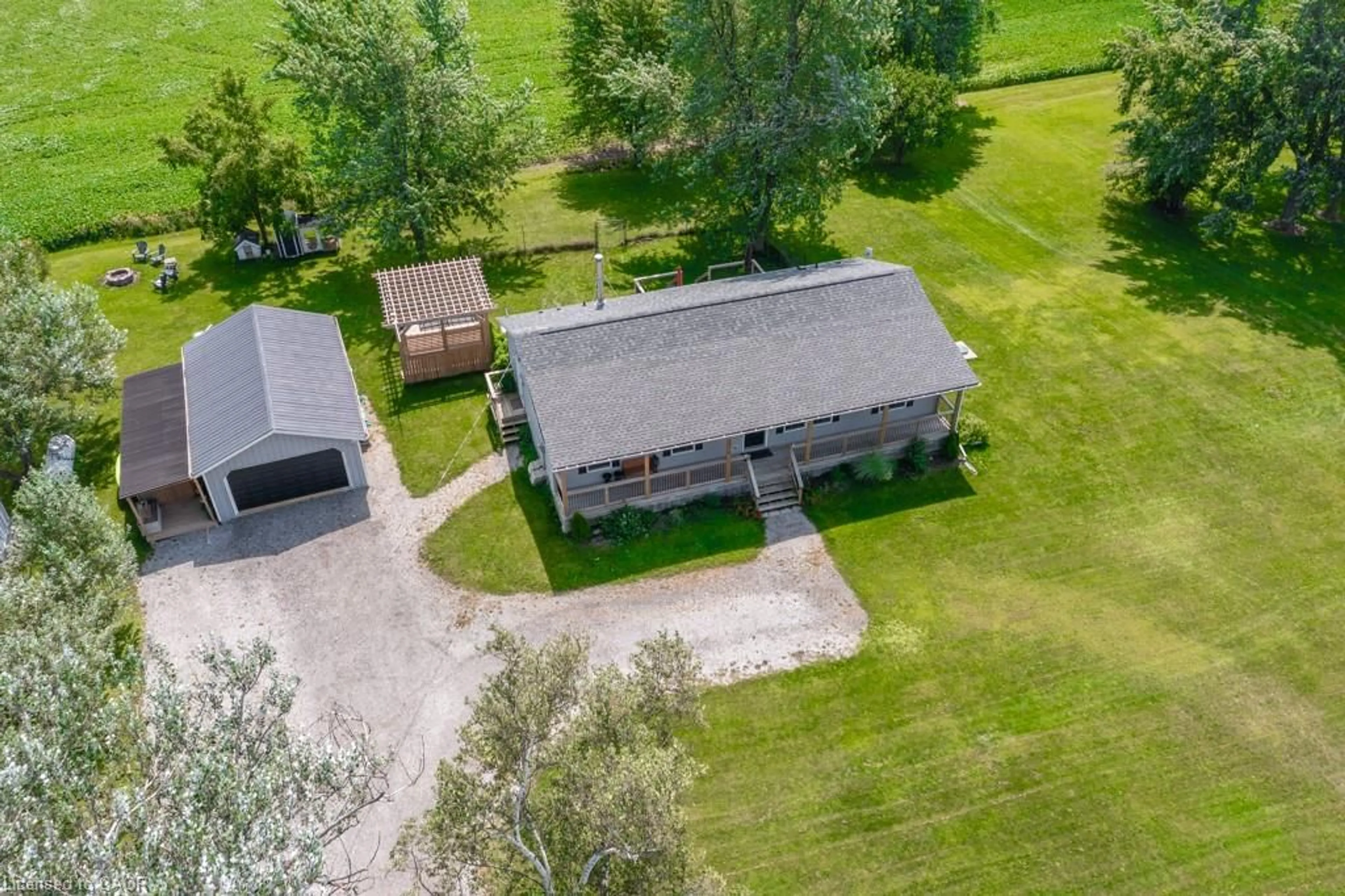 A pic from outside/outdoor area/front of a property/back of a property/a pic from drone, unknown for 3318 #6 Hwy, Hagersville Ontario N0A 1J0
