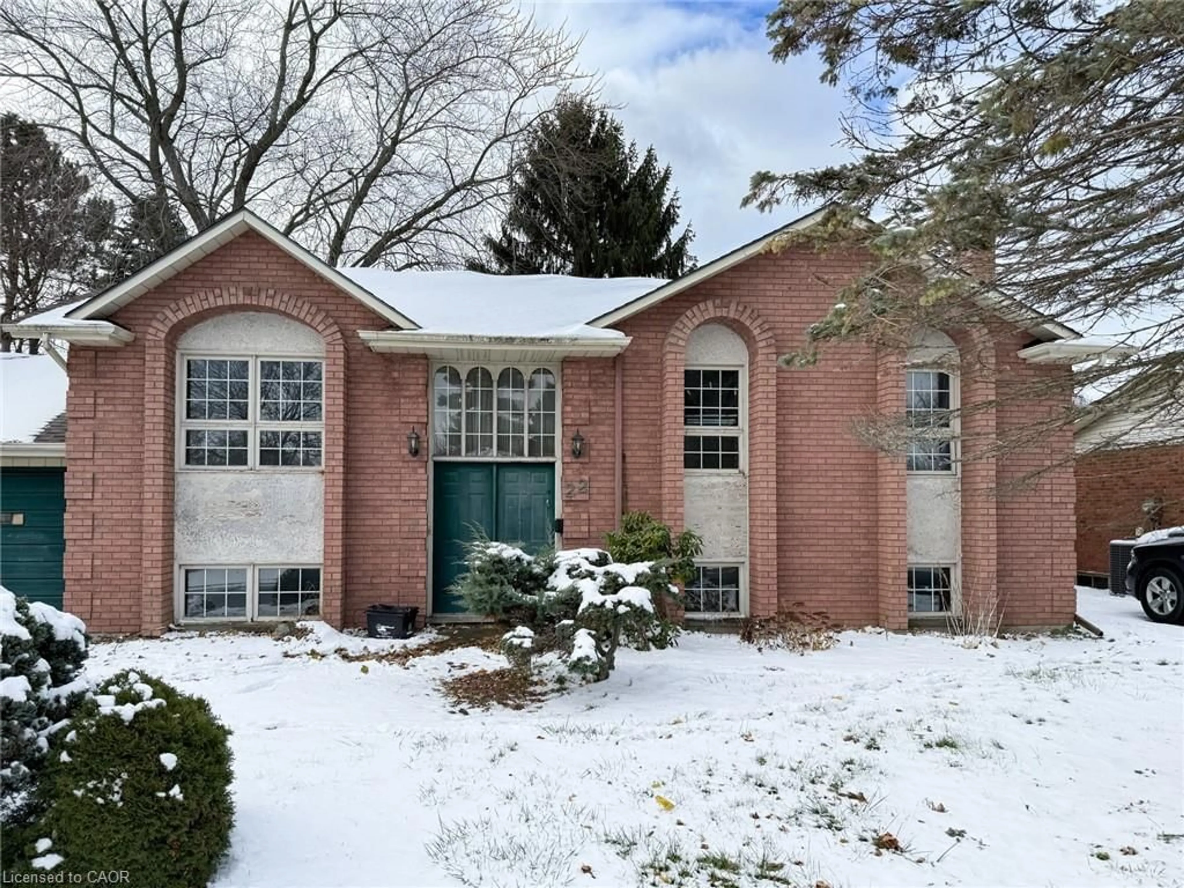 Home with brick exterior material, street for 22 Thomson Rd, Simcoe Ontario N3Y 5A9