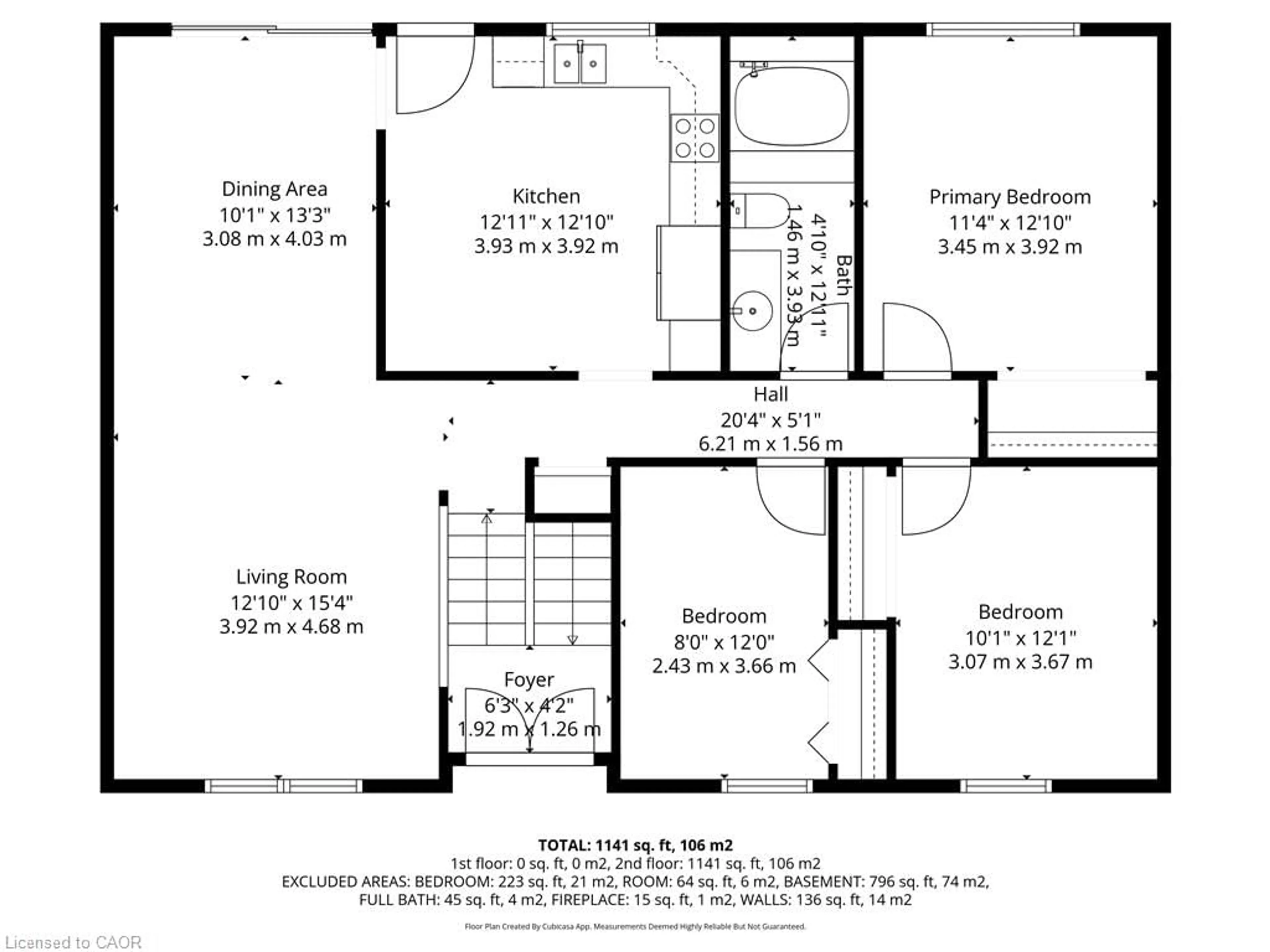 Floor plan for 22 Thomson Rd, Simcoe Ontario N3Y 5A9