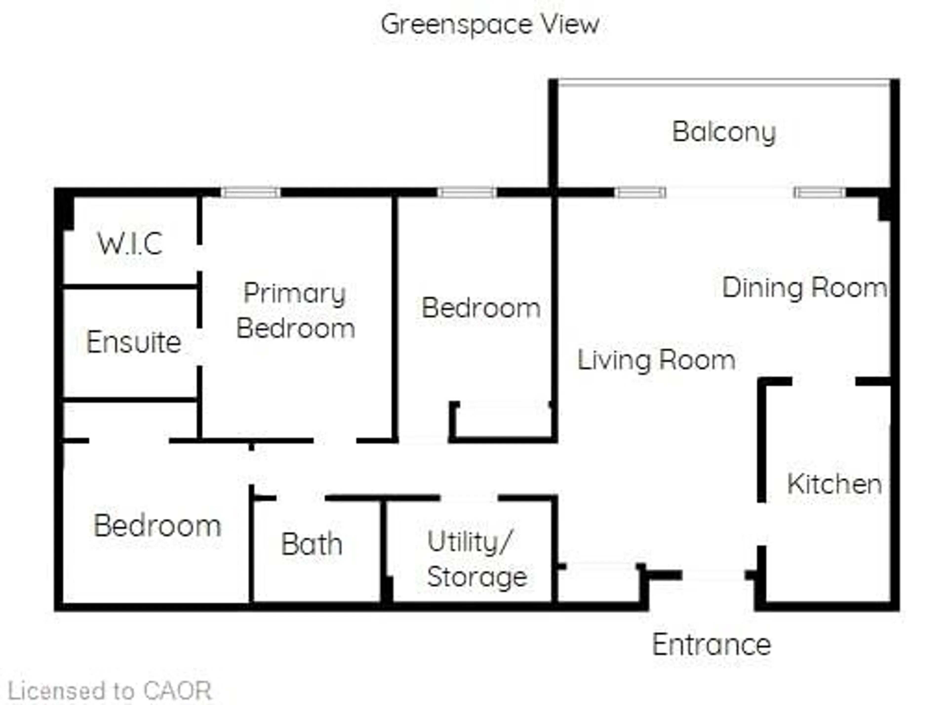 Floor plan for 1968 Main St #708, Hamilton Ontario L8S 1J7