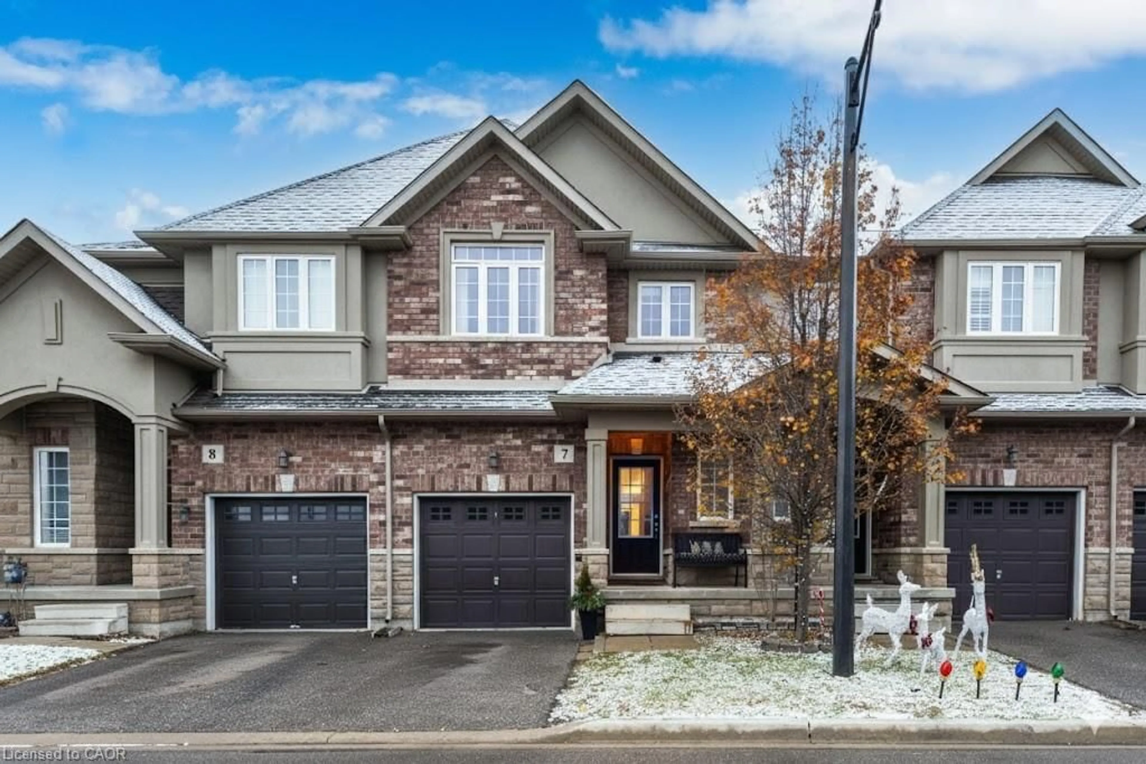 Home with brick exterior material, street for 21 Madonna Dr #7, Hamilton Ontario L9B 0H1