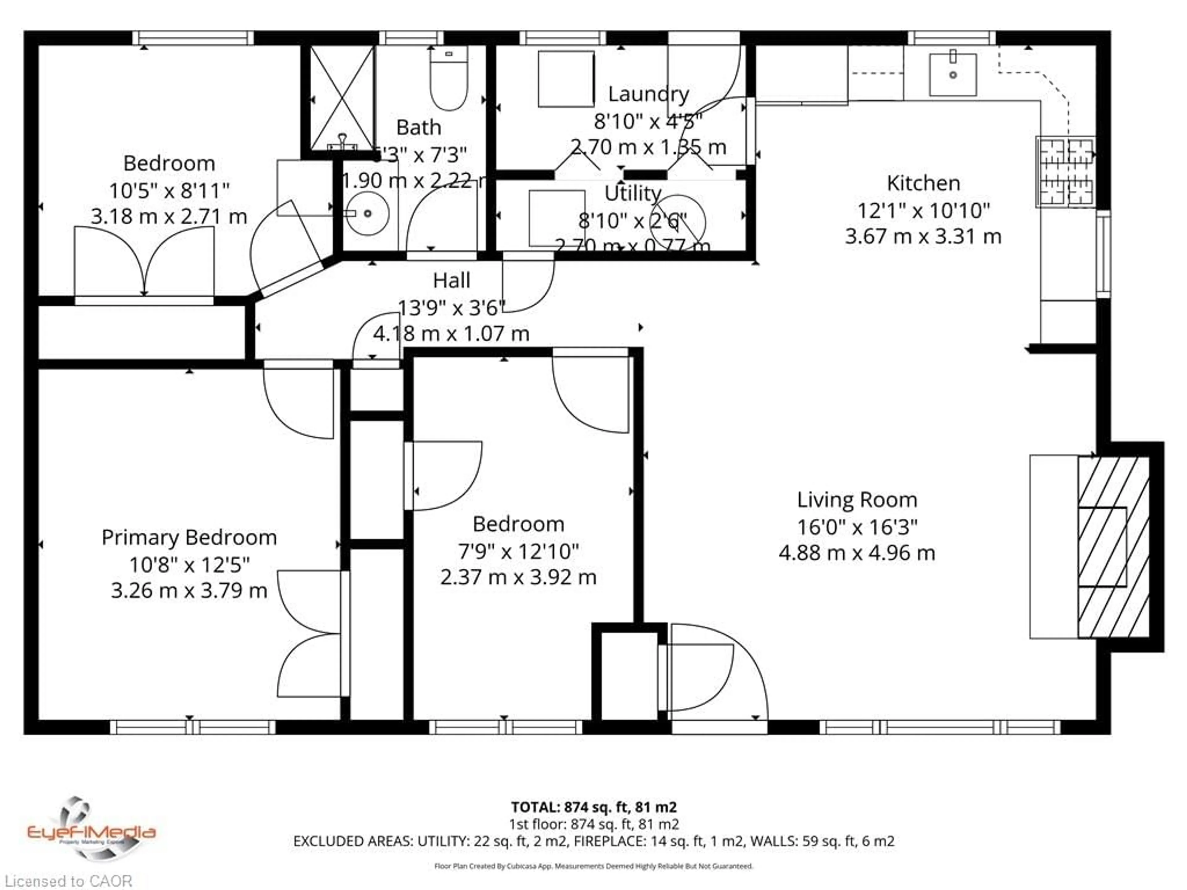 Floor plan for 144 Jacobson Ave, St. Catharines Ontario L2T 3A5