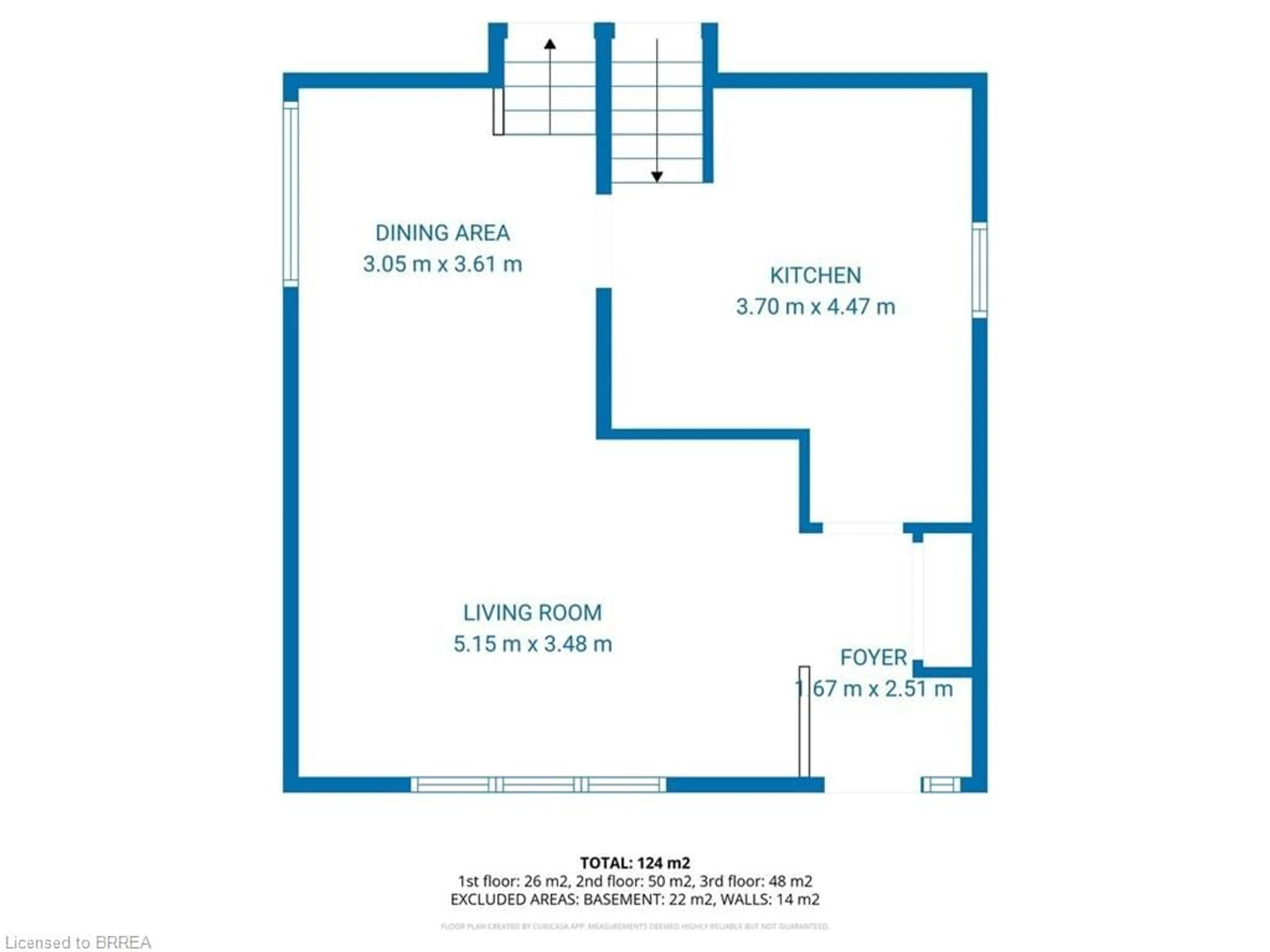 Floor plan for 698 West 5th St, Hamilton Ontario L9C 3R2