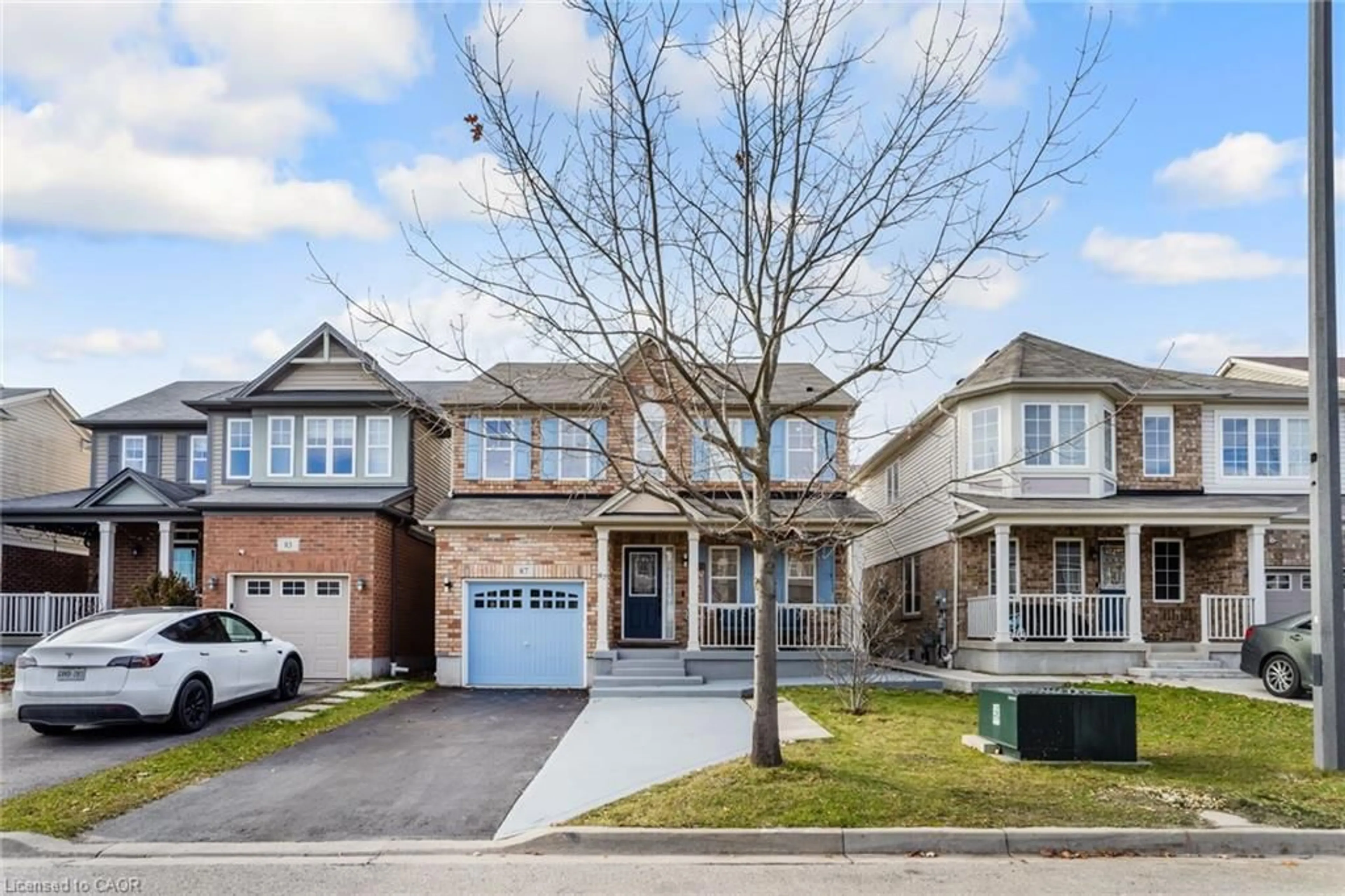 Home with brick exterior material, street for 87 Fletcher Cir, Cambridge Ontario N3C 0B5