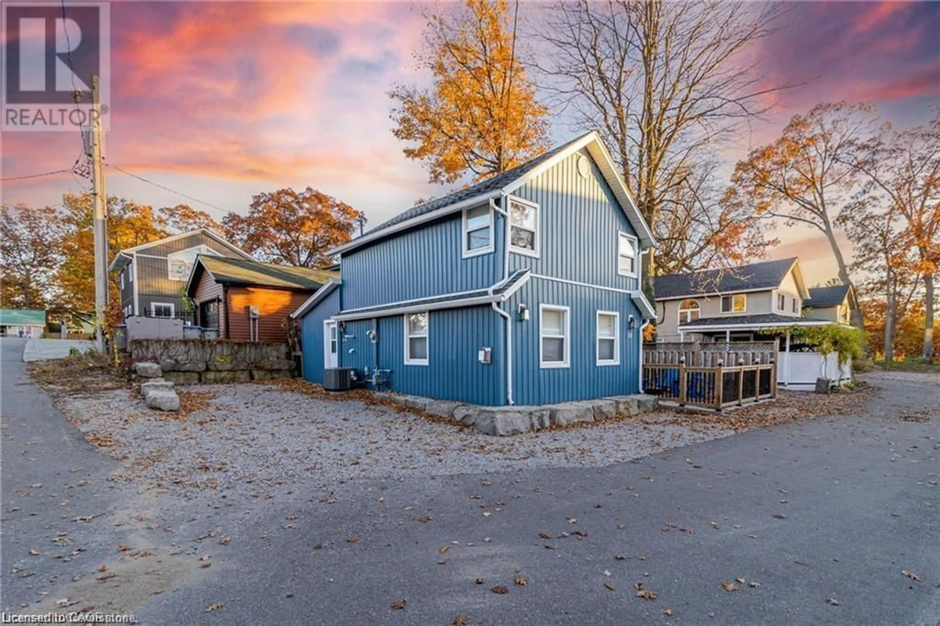 A pic from outside/outdoor area/front of a property/back of a property/a pic from drone, street for 11 Dietrich Cres, Grand Bend Ontario N0M 1T0