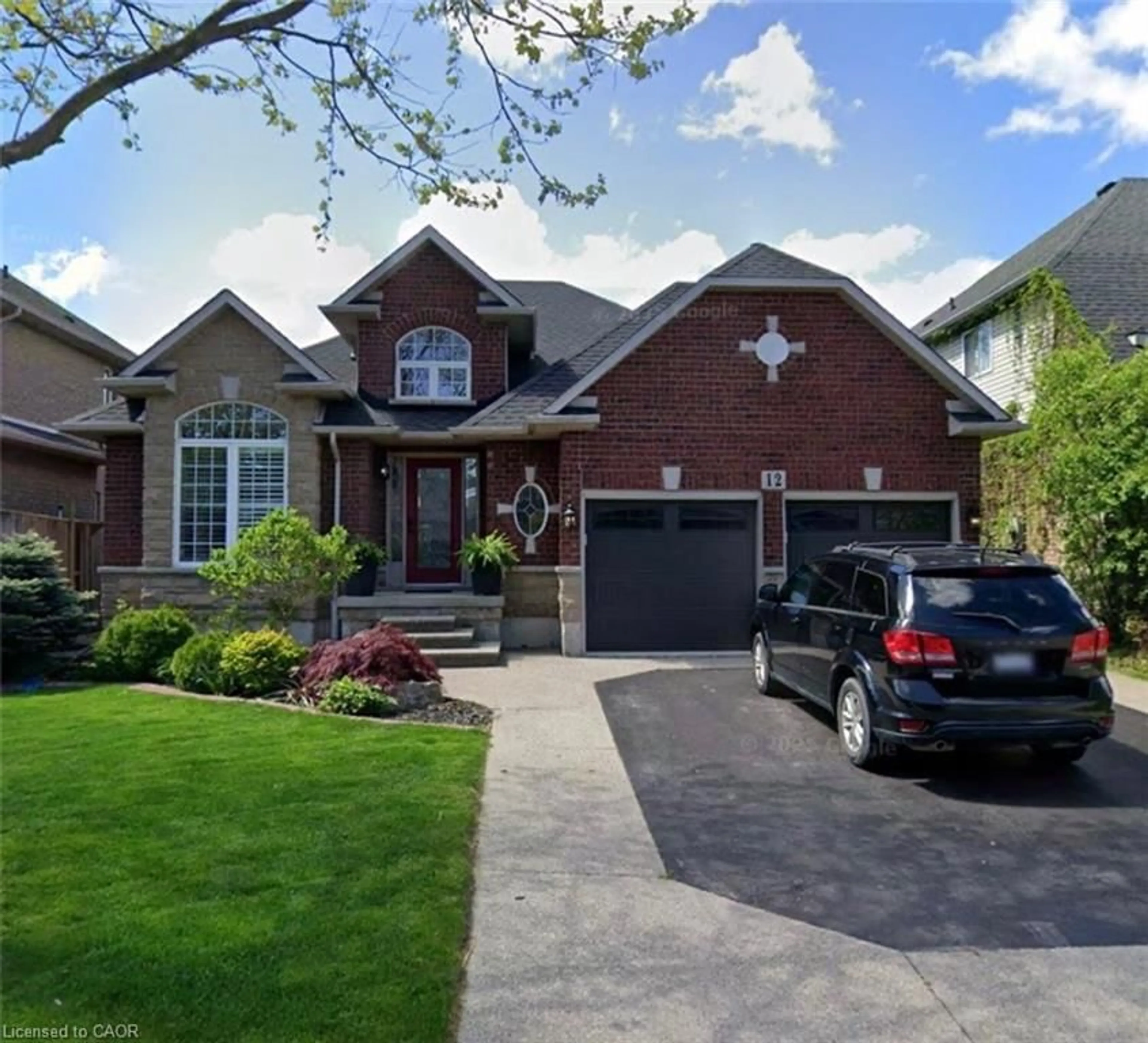 Home with brick exterior material, street for 12 Sophia Dr, Stoney Creek Ontario L0R 1P0
