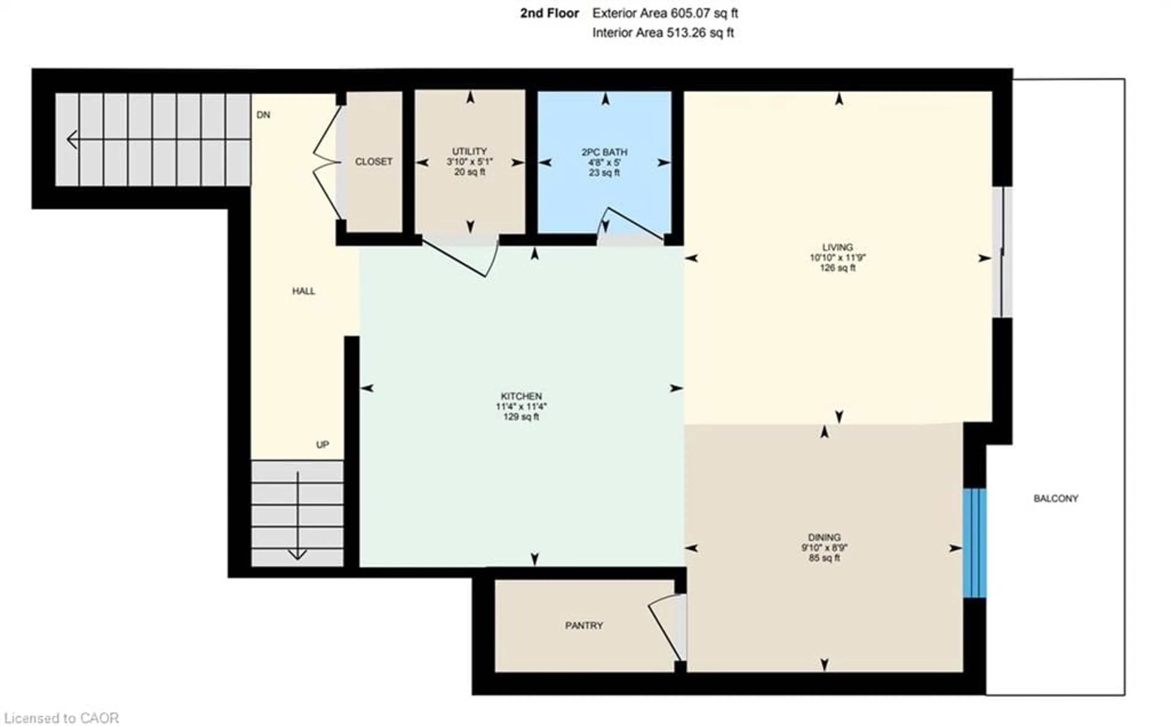 Floor plan for 1989 Ottawa St #64D, Kitchener Ontario N2E 0G7