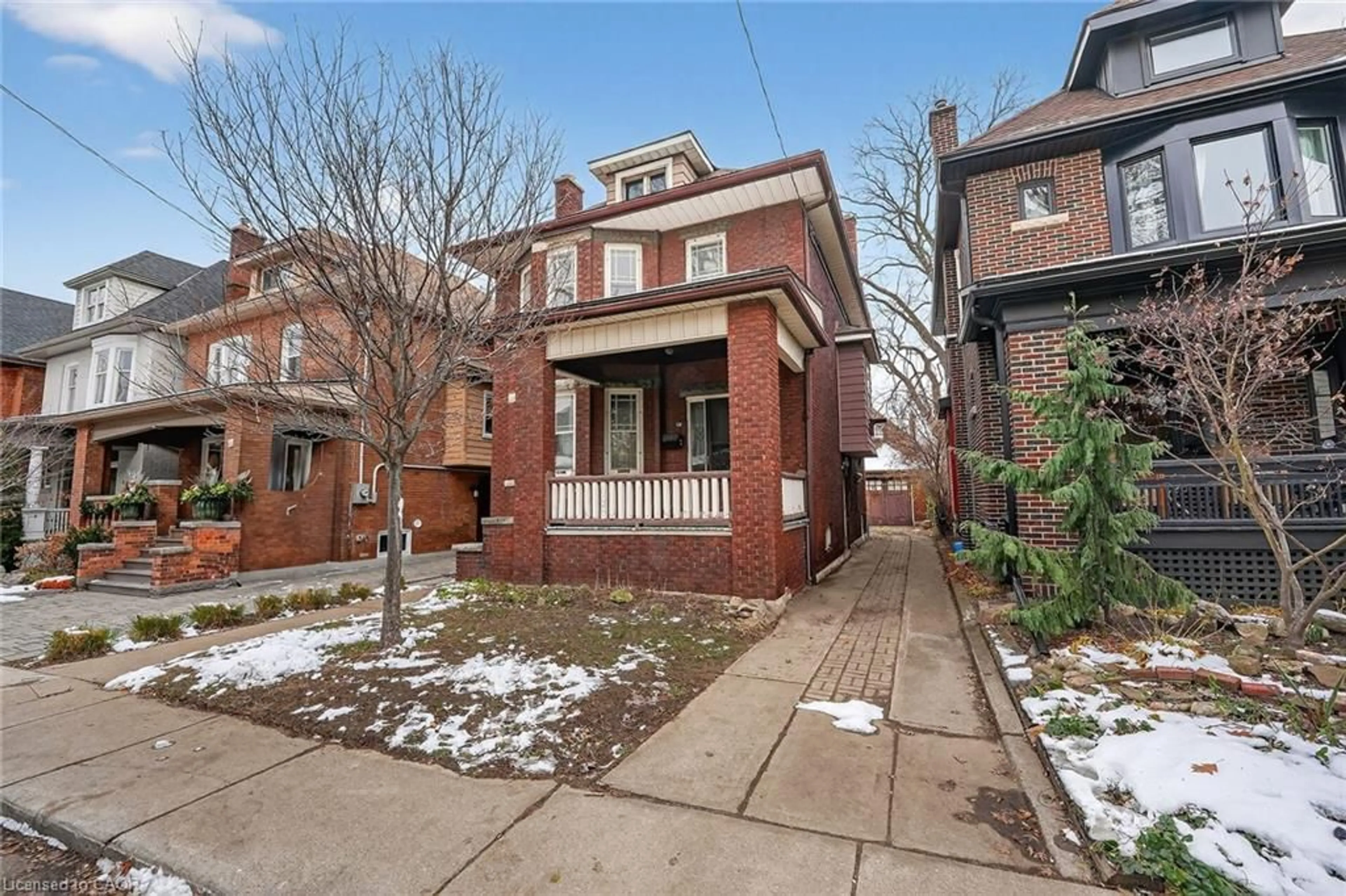 Home with brick exterior material, street for 89 Fairholt Rd, Hamilton Ontario L8M 2T6