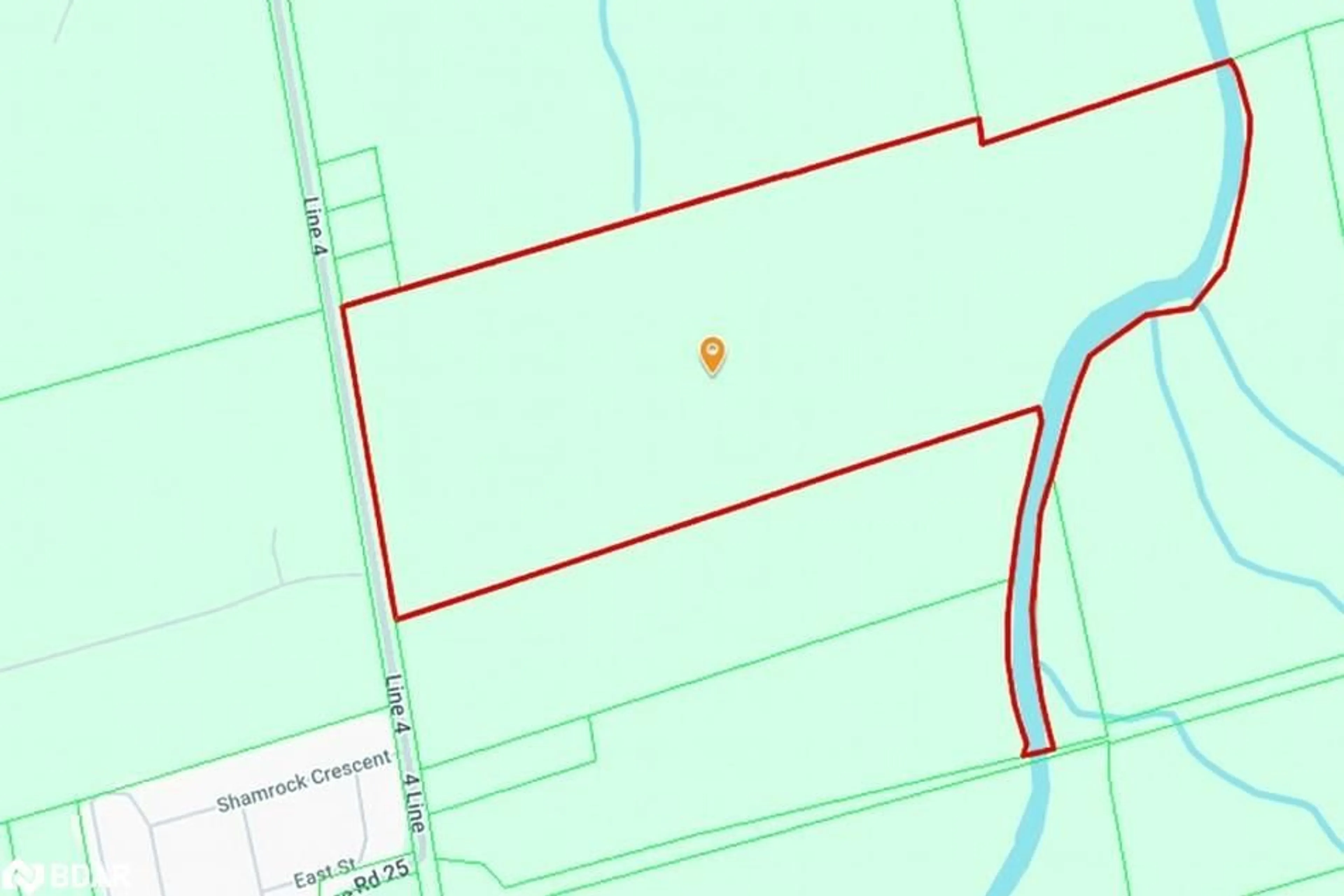 Picture of a map for 8137 4th Line, Angus Ontario L0M 1B0