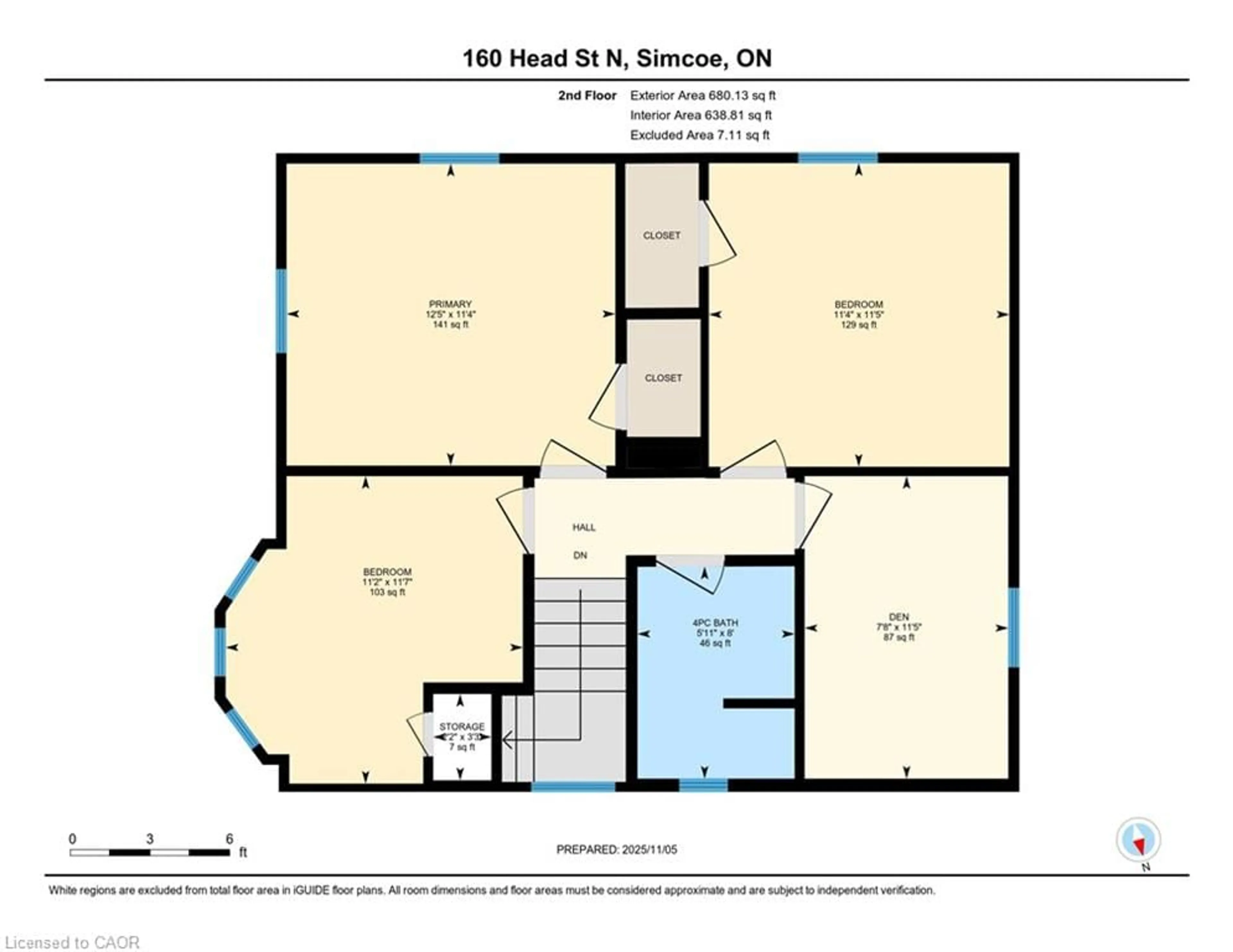 Floor plan for 160 Head St, Simcoe Ontario N3Y 3X5