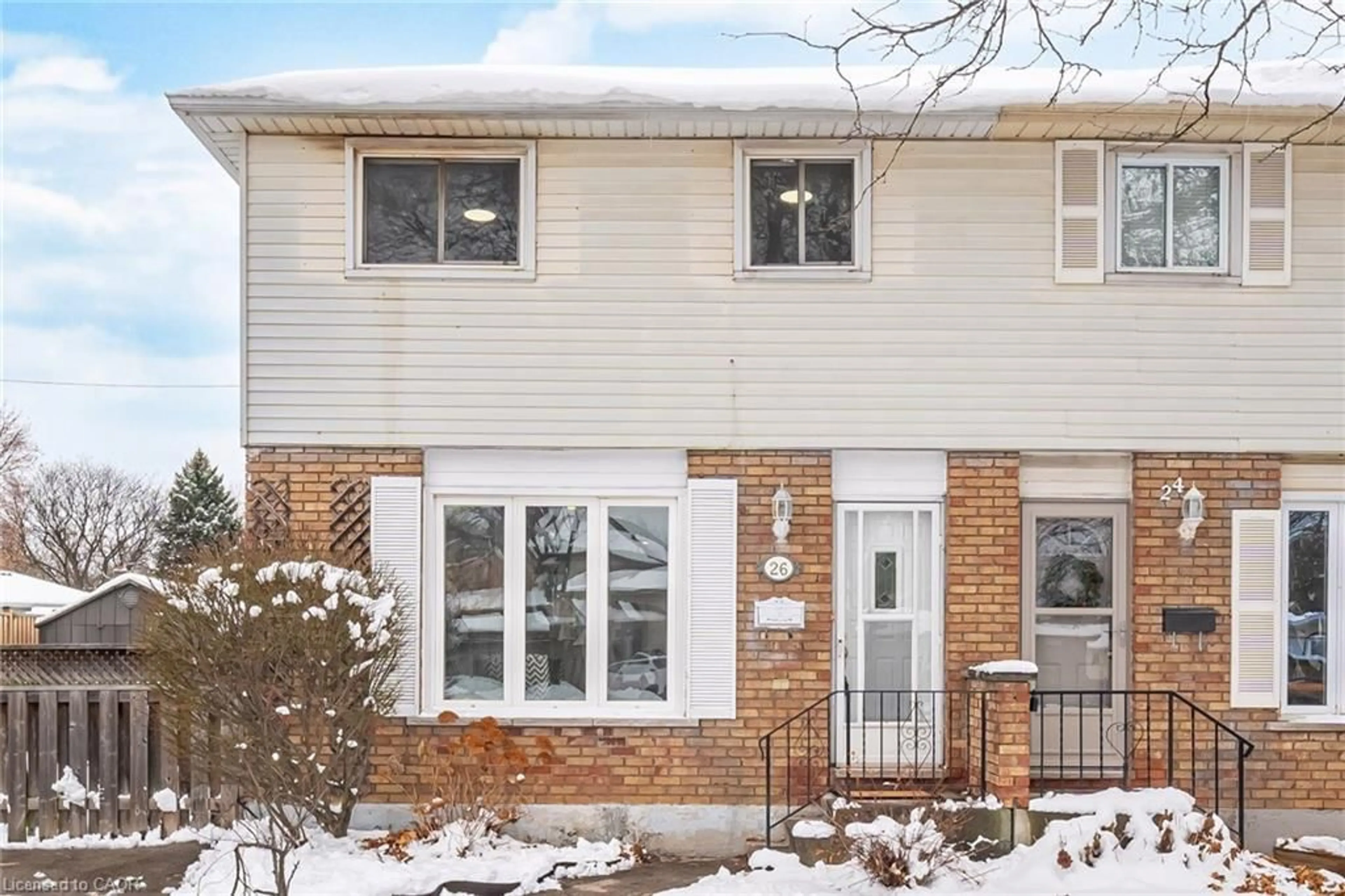 Home with brick exterior material, street for 26 Graywood Rd, Hamilton Ontario L9C 6K4