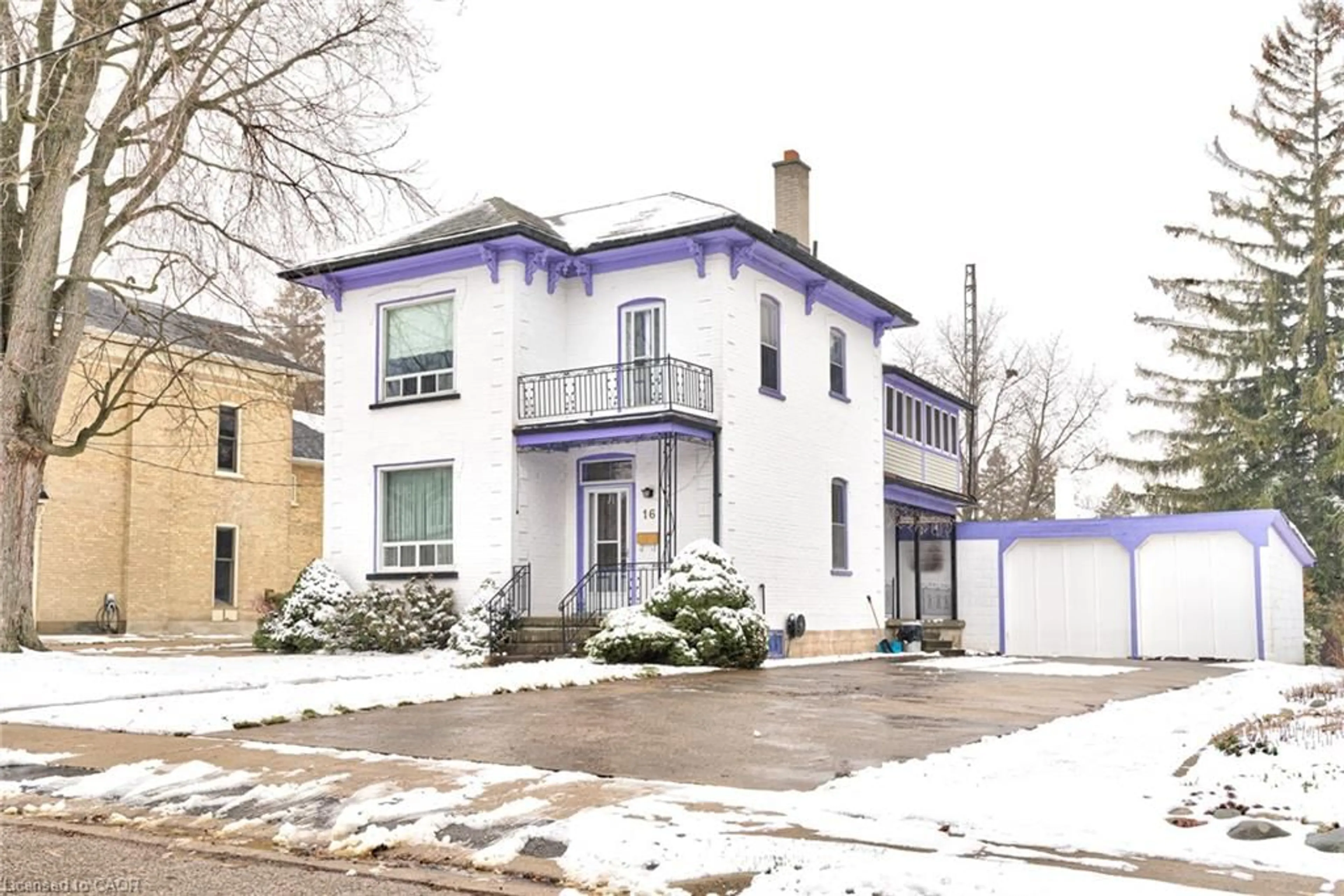 Home with brick exterior material, street for 16 Centre St, Elmira Ontario N3B 2T9