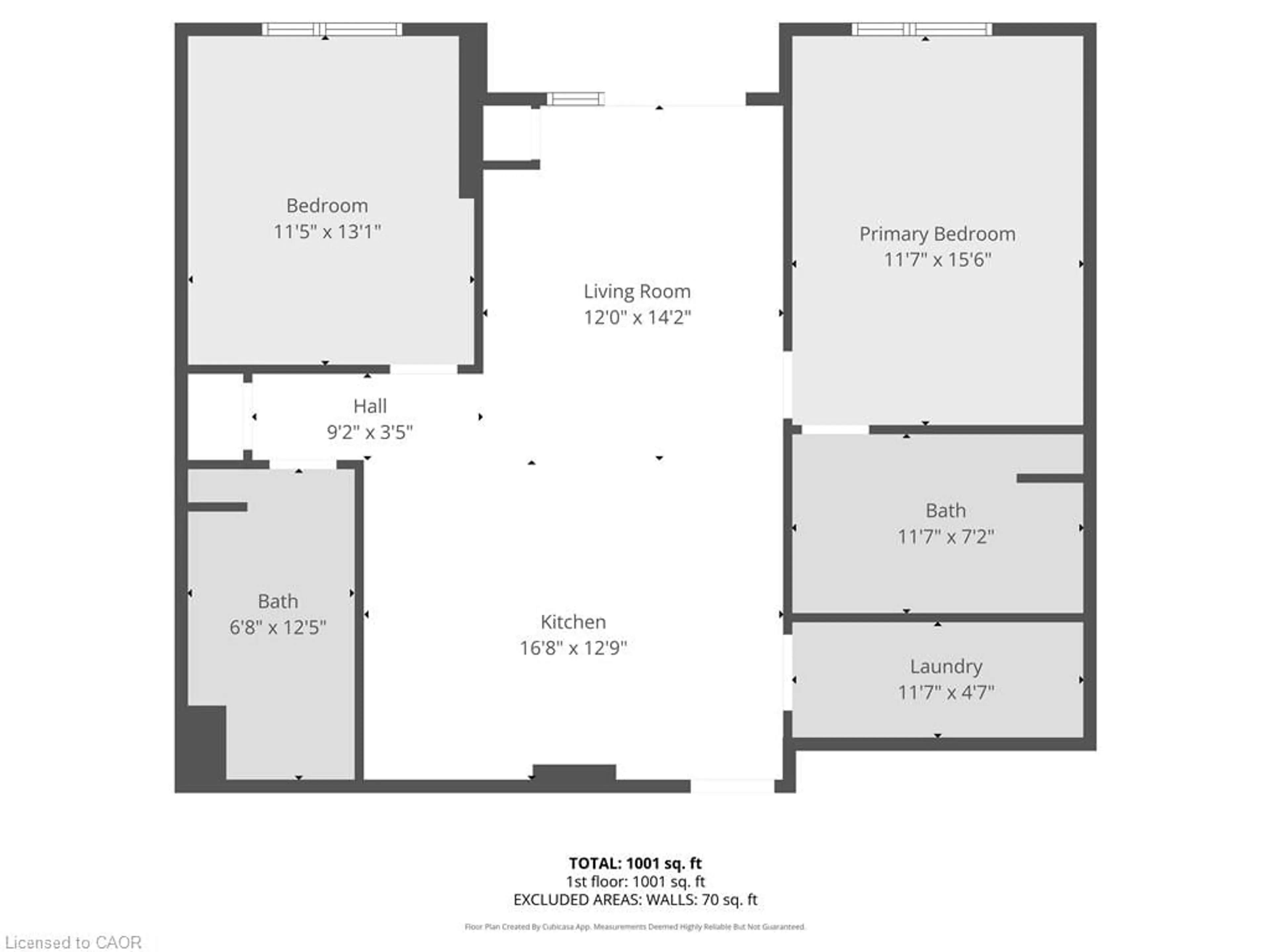 Floor plan for 525 New Dundee Rd #525, Kitchener Ontario N2P 0K8