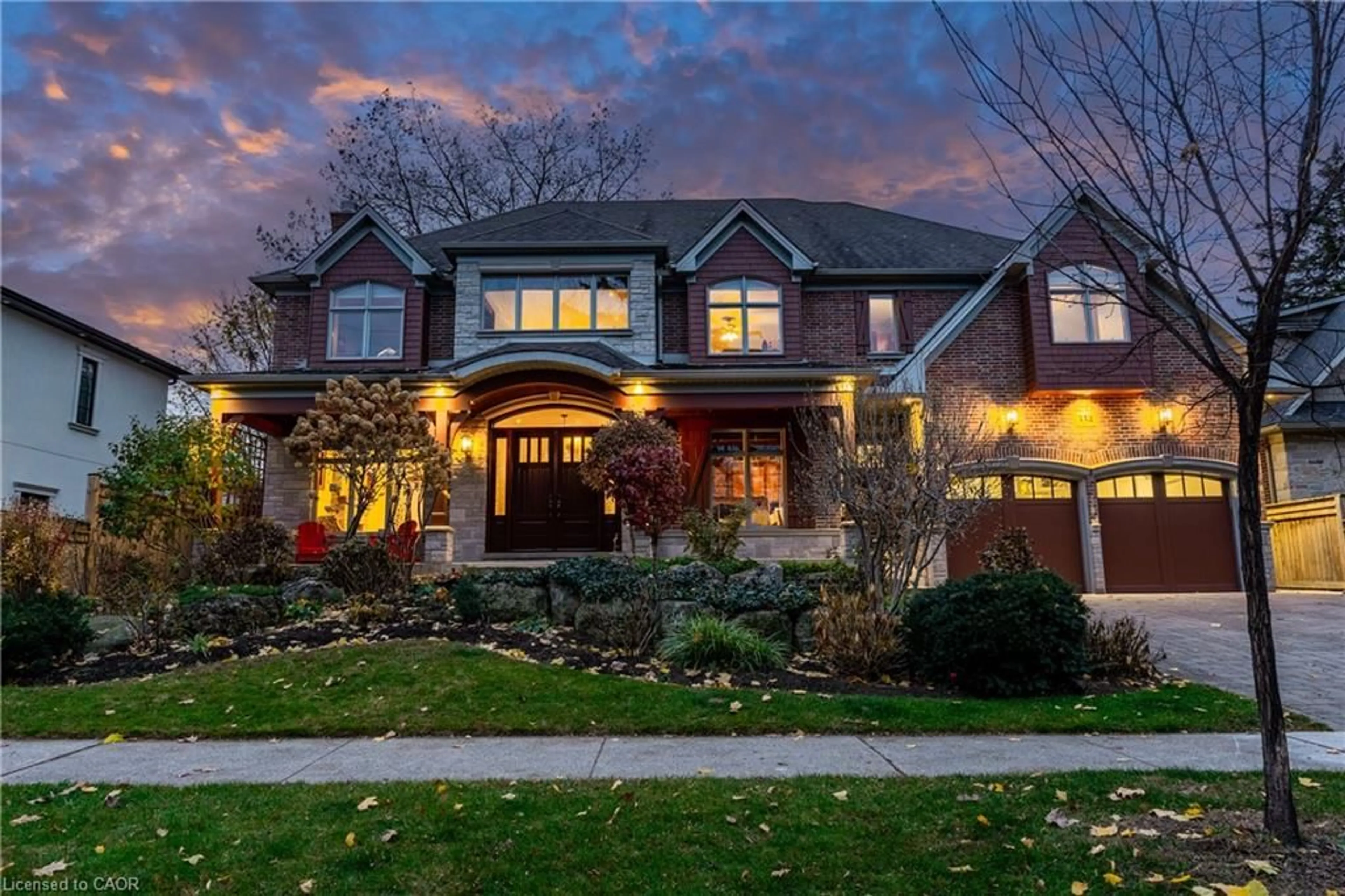 Home with brick exterior material, street for 334 Belvenia Rd, Burlington Ontario L7L 2G6