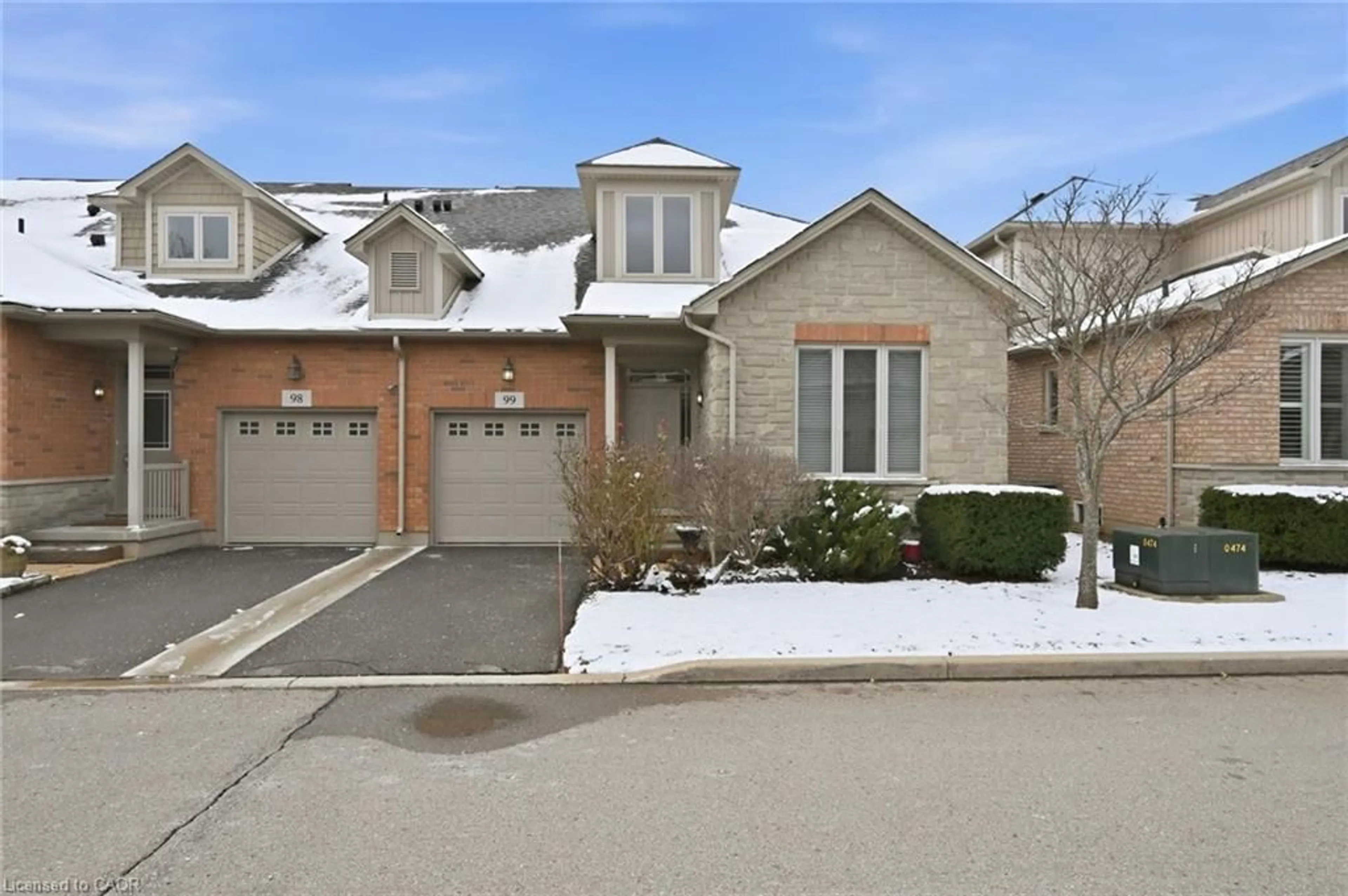 Home with brick exterior material, street for 2125 Itabashi Way #99, Burlington Ontario L7M 0A1