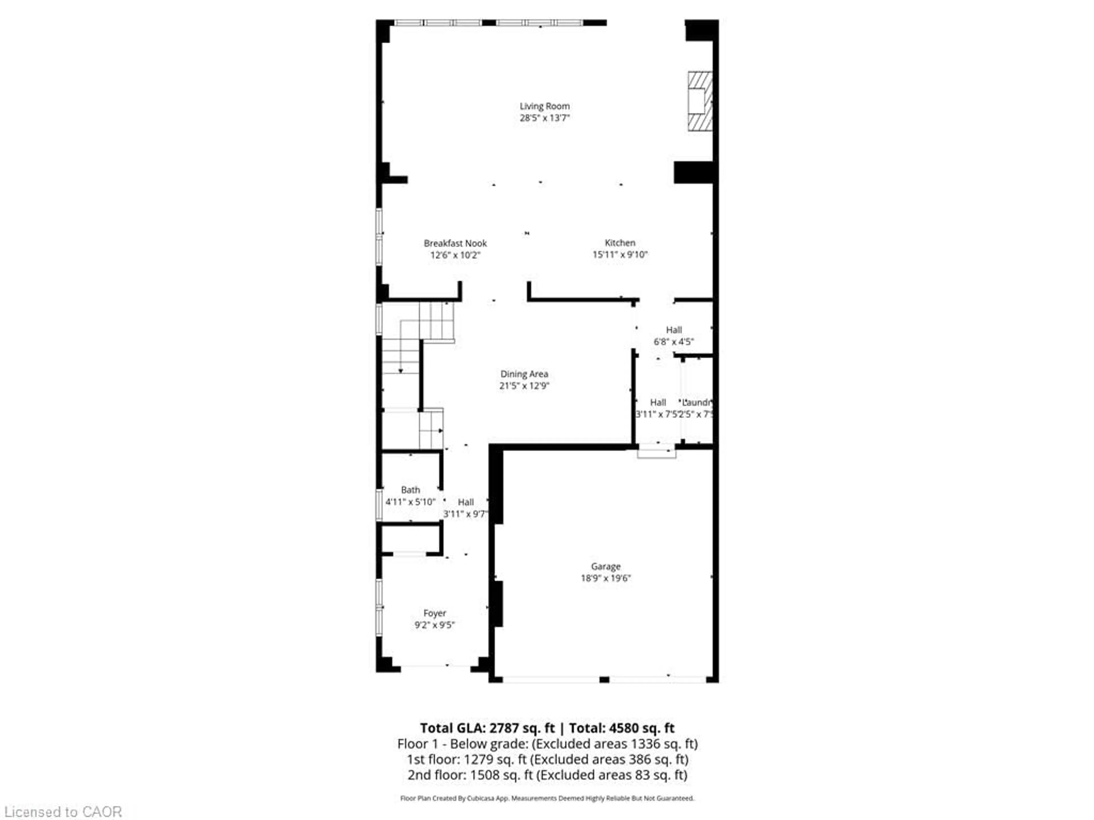 Floor plan for 104 Mckean Dr, Stouffville Ontario L4A 4W4