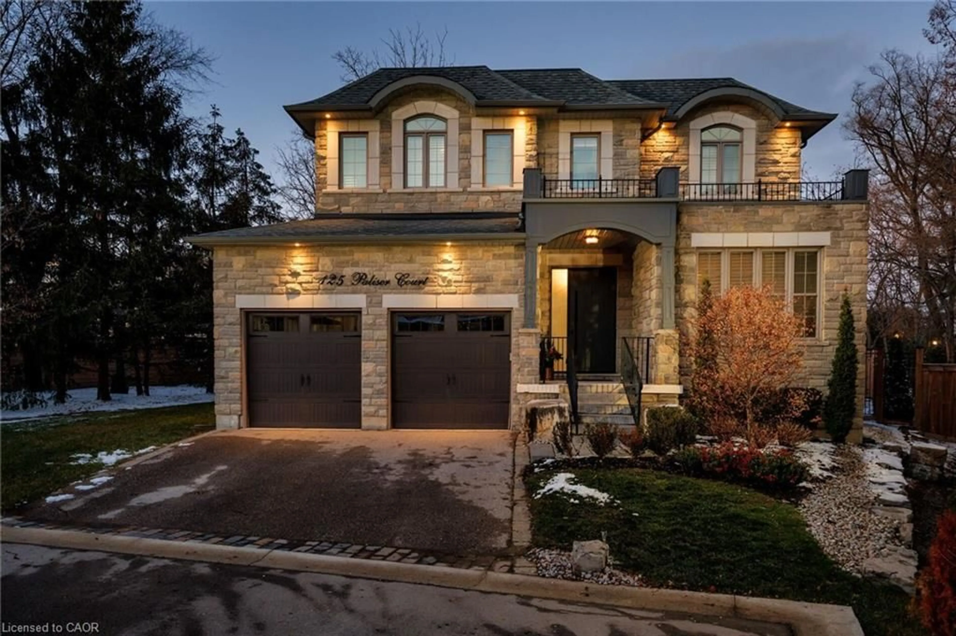 Home with brick exterior material, street for 125 Paliser Crt, Oakville Ontario L6K 2H1