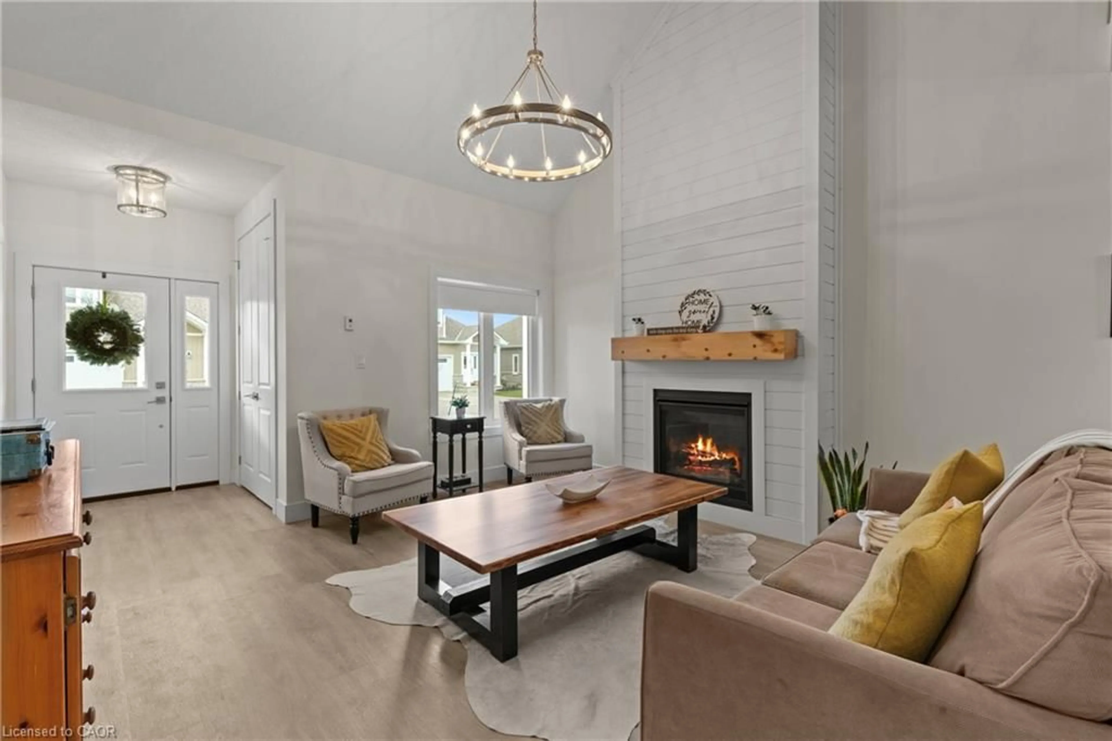 Living room with furniture, unknown for 744 Nelson St #31, Port Dover Ontario N0A 1N0