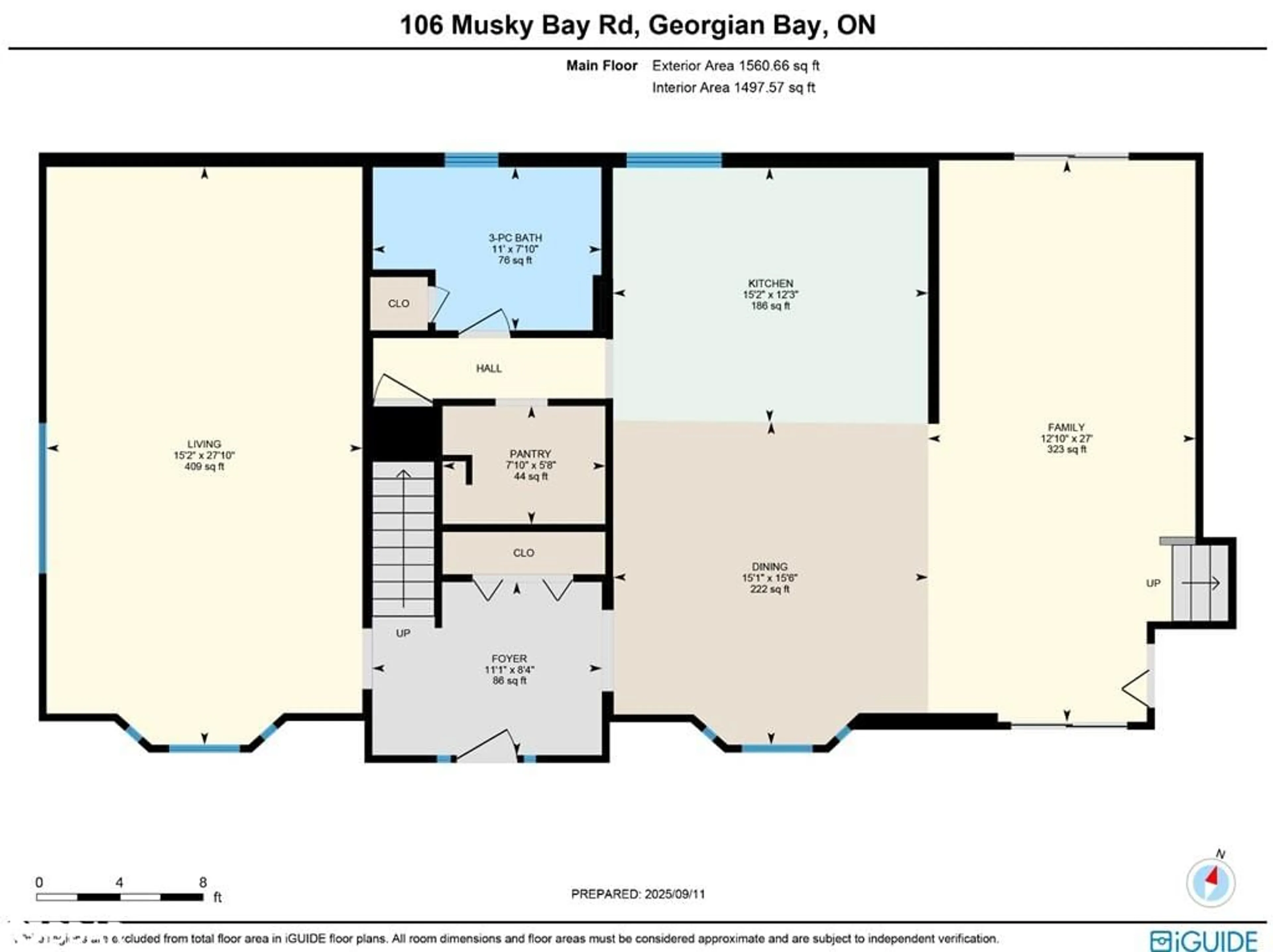 Floor plan for 106 Musky Bay Rd, Port Severn Ontario L0K 1S0