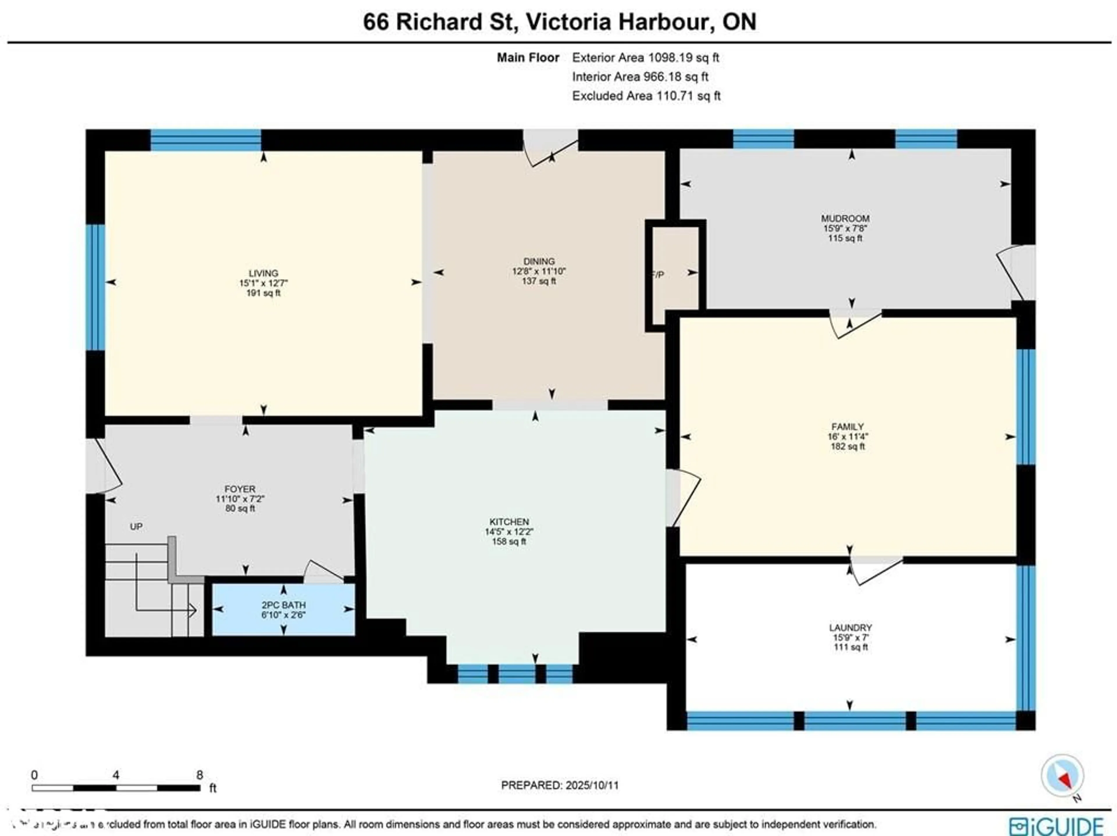 Floor plan for 66 Richard St, Victoria Harbour Ontario L0K 2A0