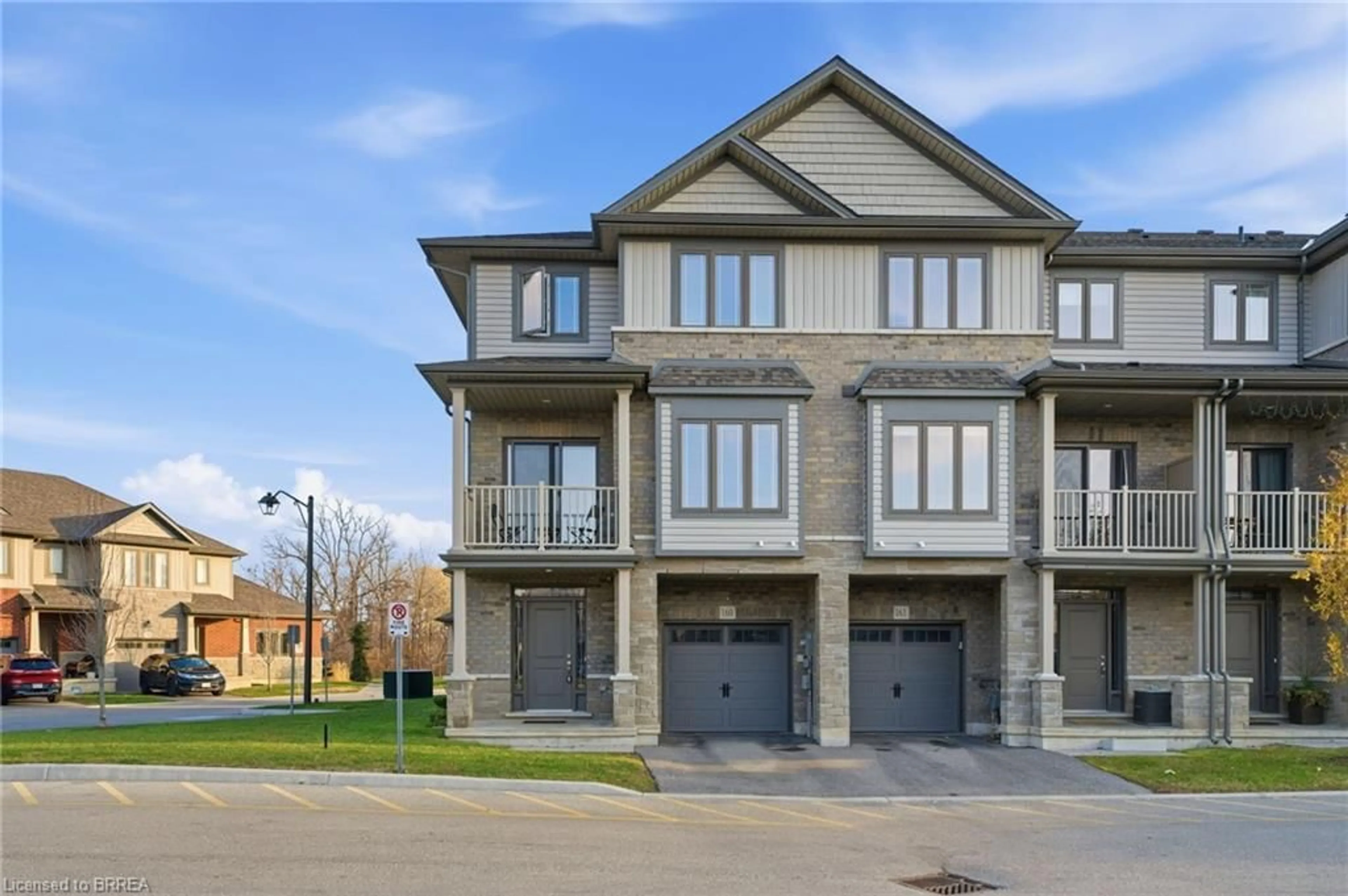 Home with brick exterior material, street for 77 Diana Ave #160, Brantford Ontario N3T 0R6