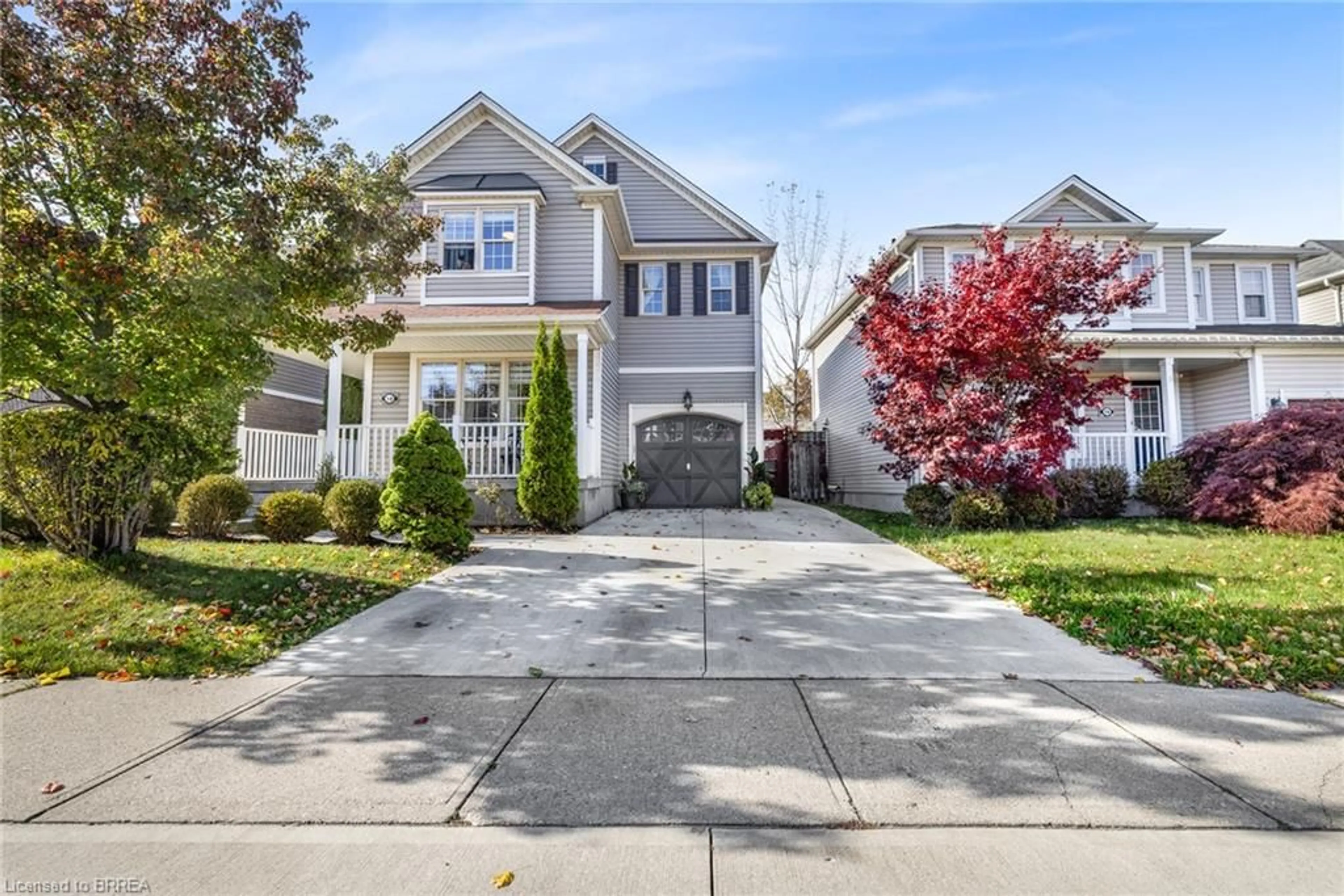 Home with vinyl exterior material, street for 18 Hollinrake Ave, Brantford Ontario N3T 0A6