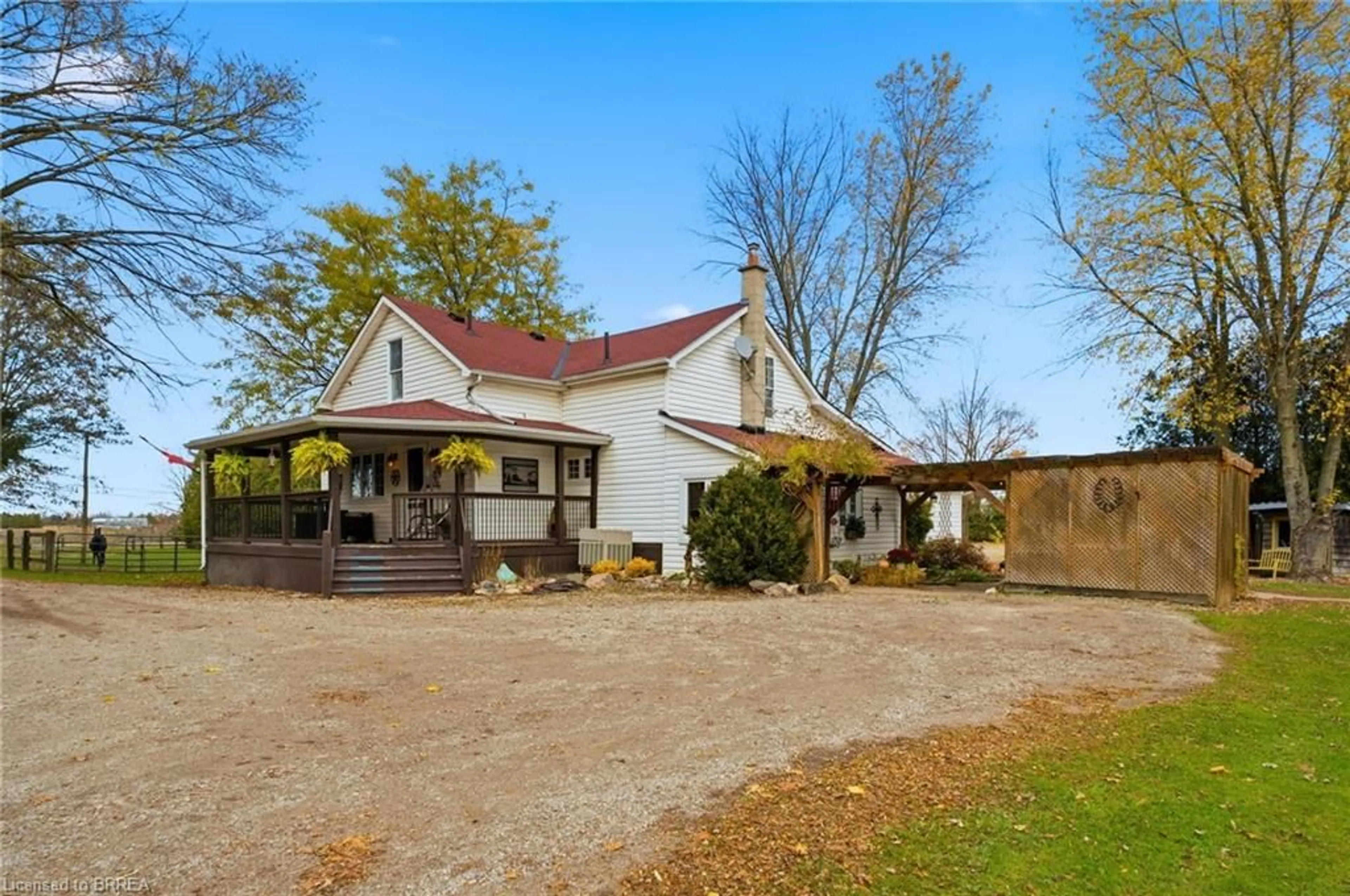 A pic from outside/outdoor area/front of a property/back of a property/a pic from drone, street for 87 Norwich Rd, Scotland Ontario N0E 1R0