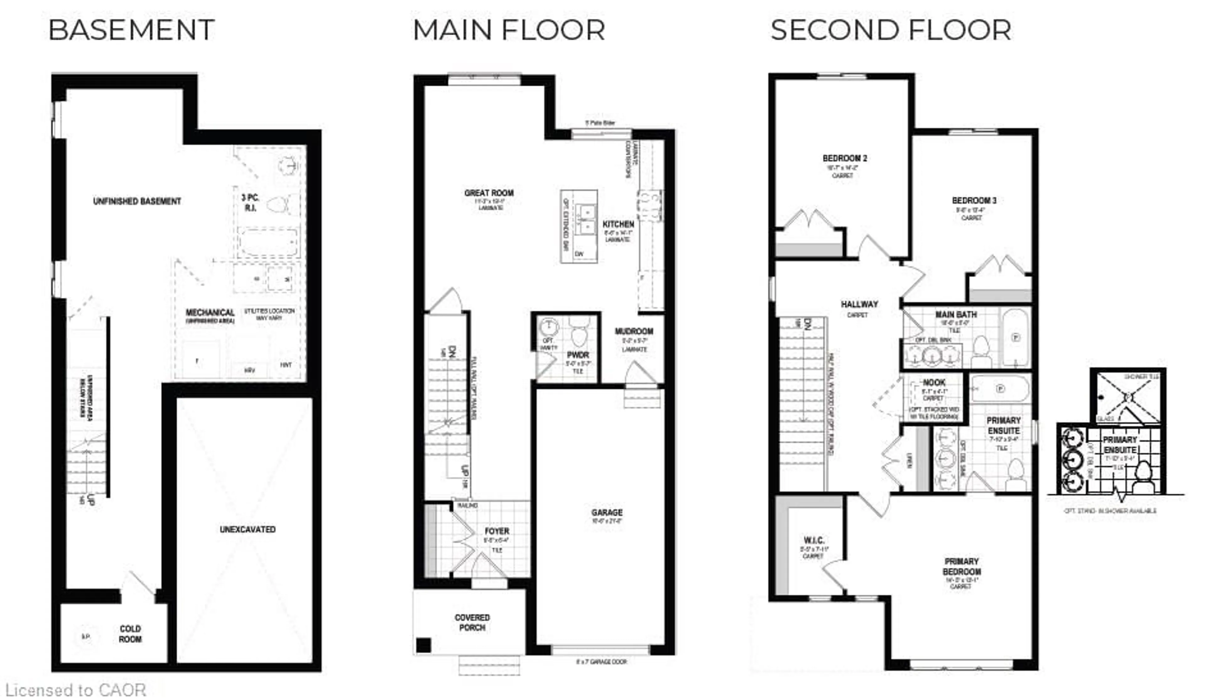 Floor plan for 496 Green Gate Blvd, Cambridge Ontario N1T 0H7