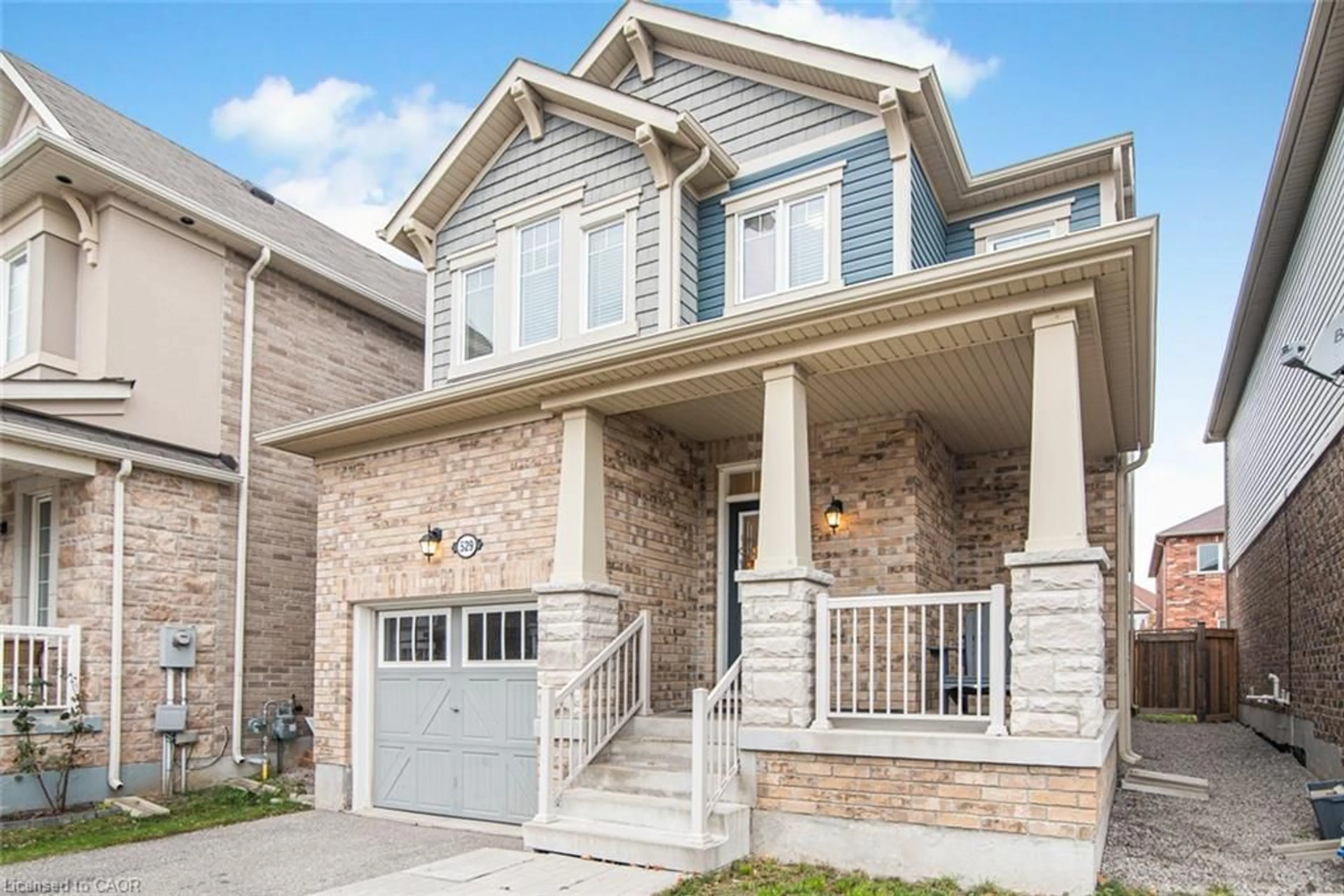 Home with brick exterior material, street for 529 Bartleman Terr, Milton Ontario L9T 9A2