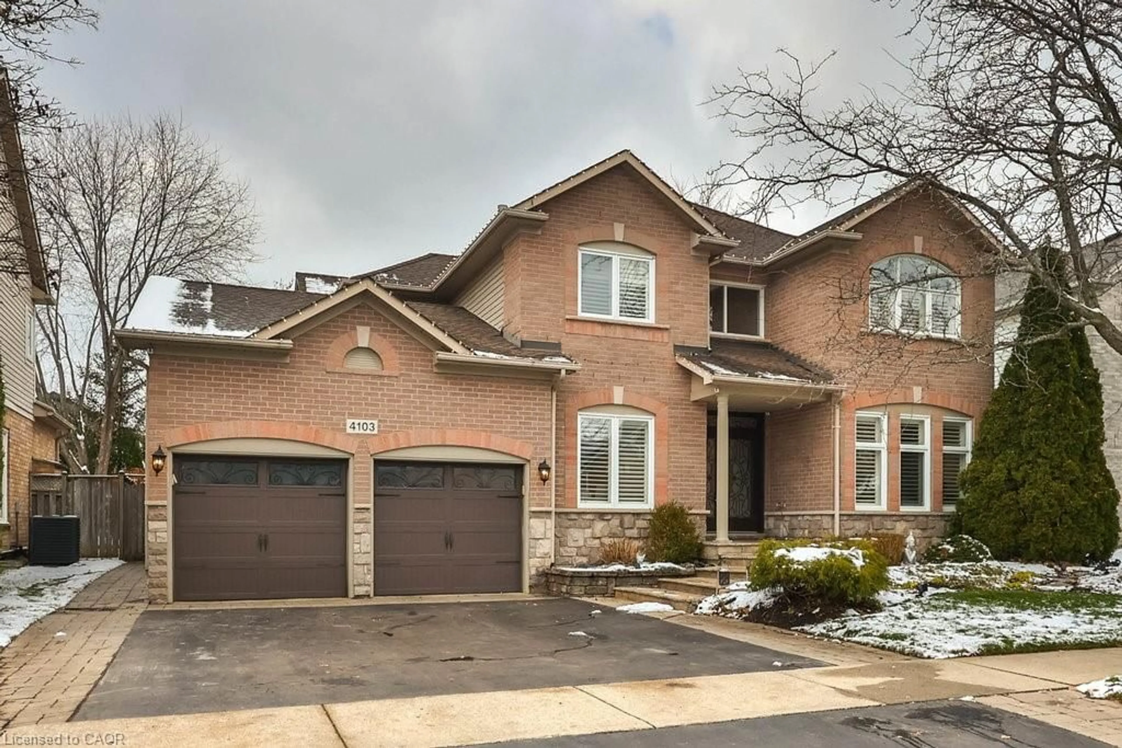 Home with brick exterior material, street for 4103 Montrose Cres, Burlington Ontario L7M 4J4