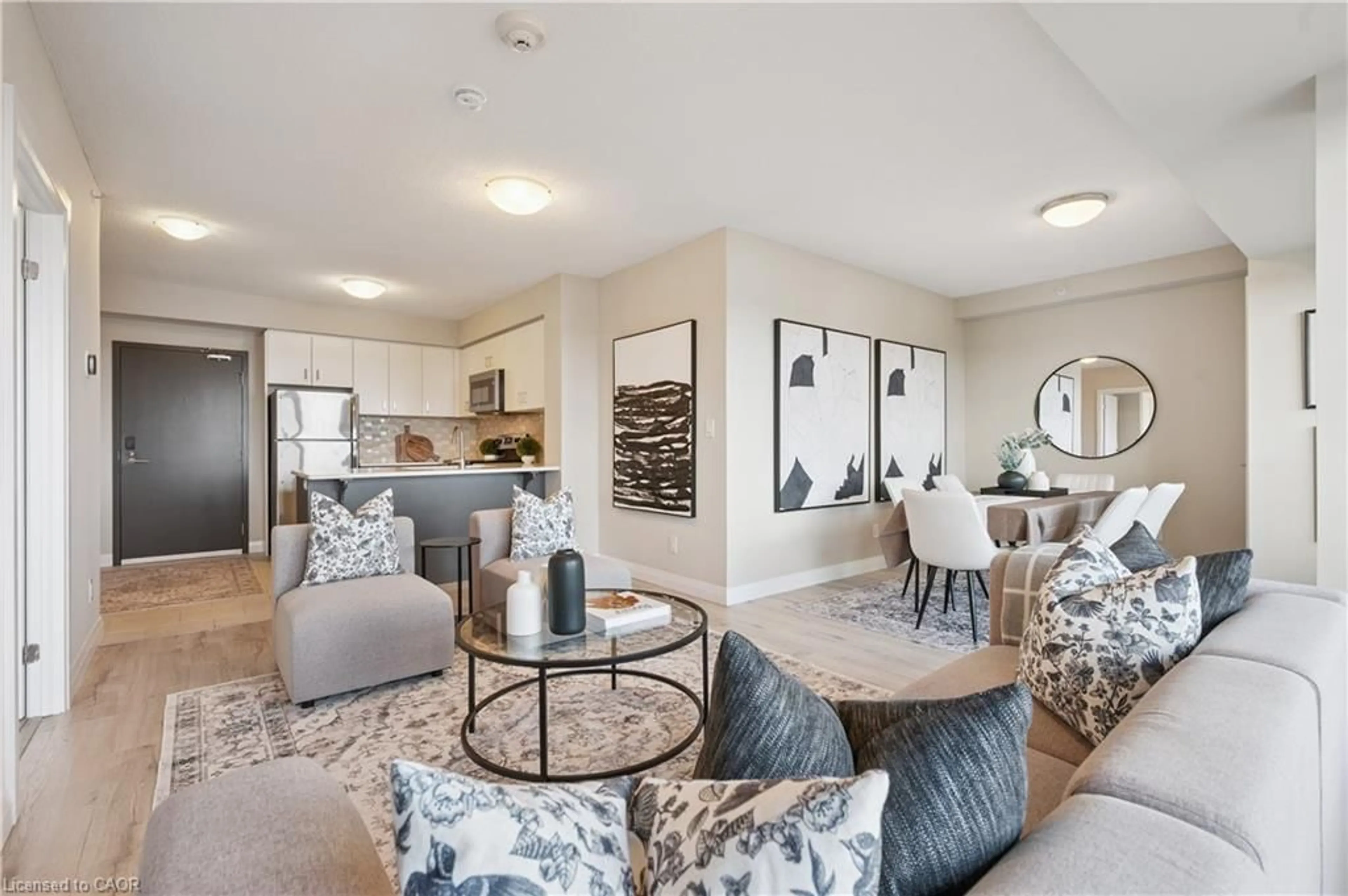 Living room with furniture, unknown for 53 Arthur St #612, Guelph Ontario N1E 0P5