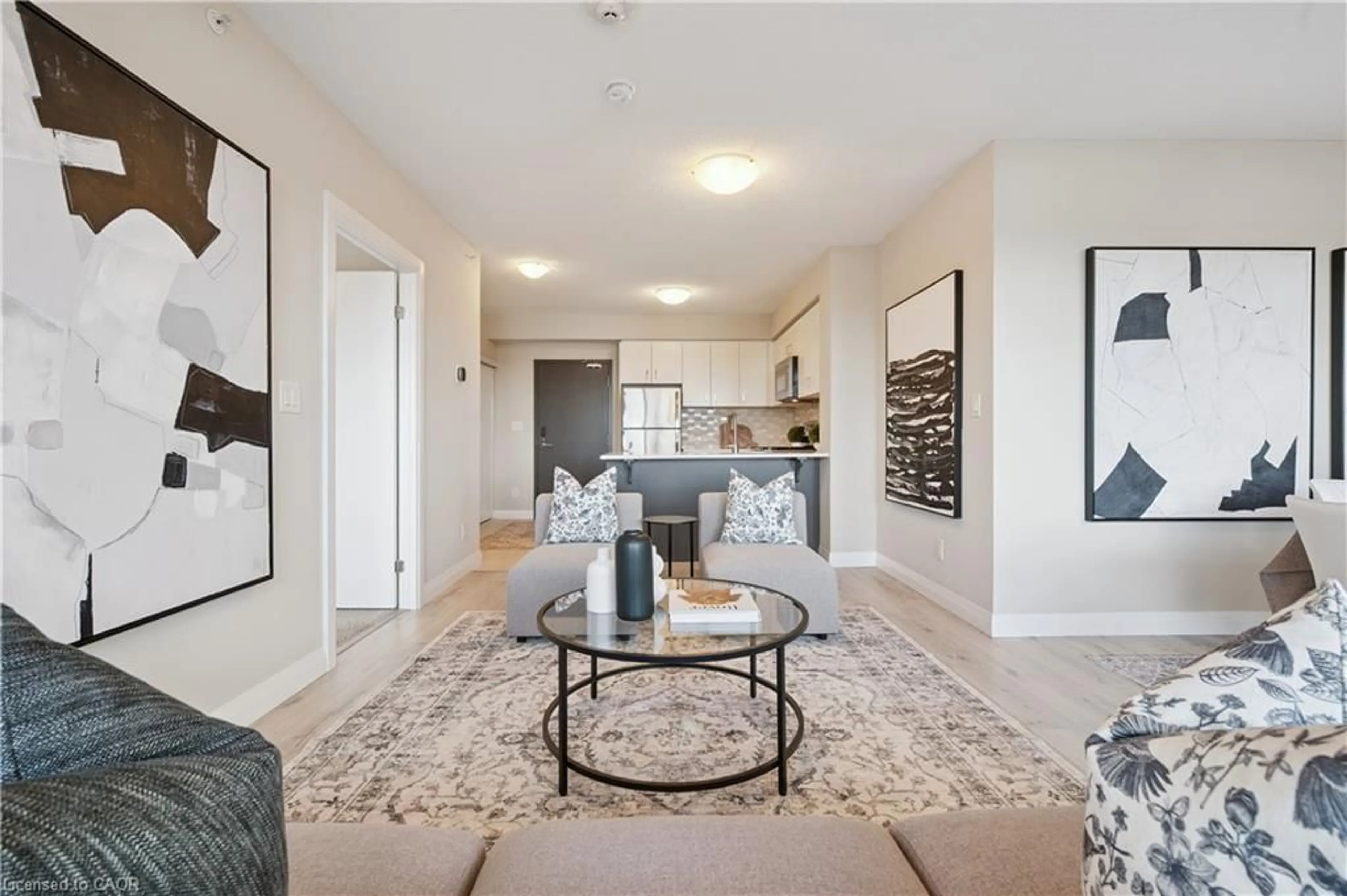 Living room with furniture, unknown for 53 Arthur St #612, Guelph Ontario N1E 0P5