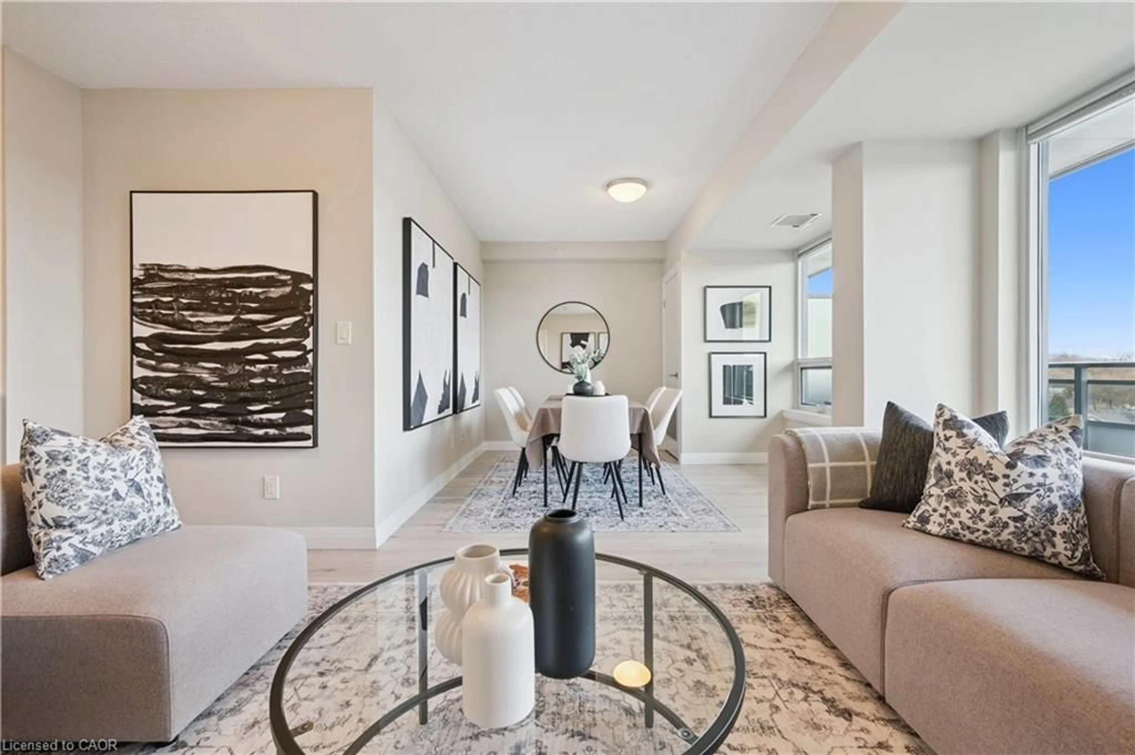 Living room with furniture, unknown for 53 Arthur St #612, Guelph Ontario N1E 0P5