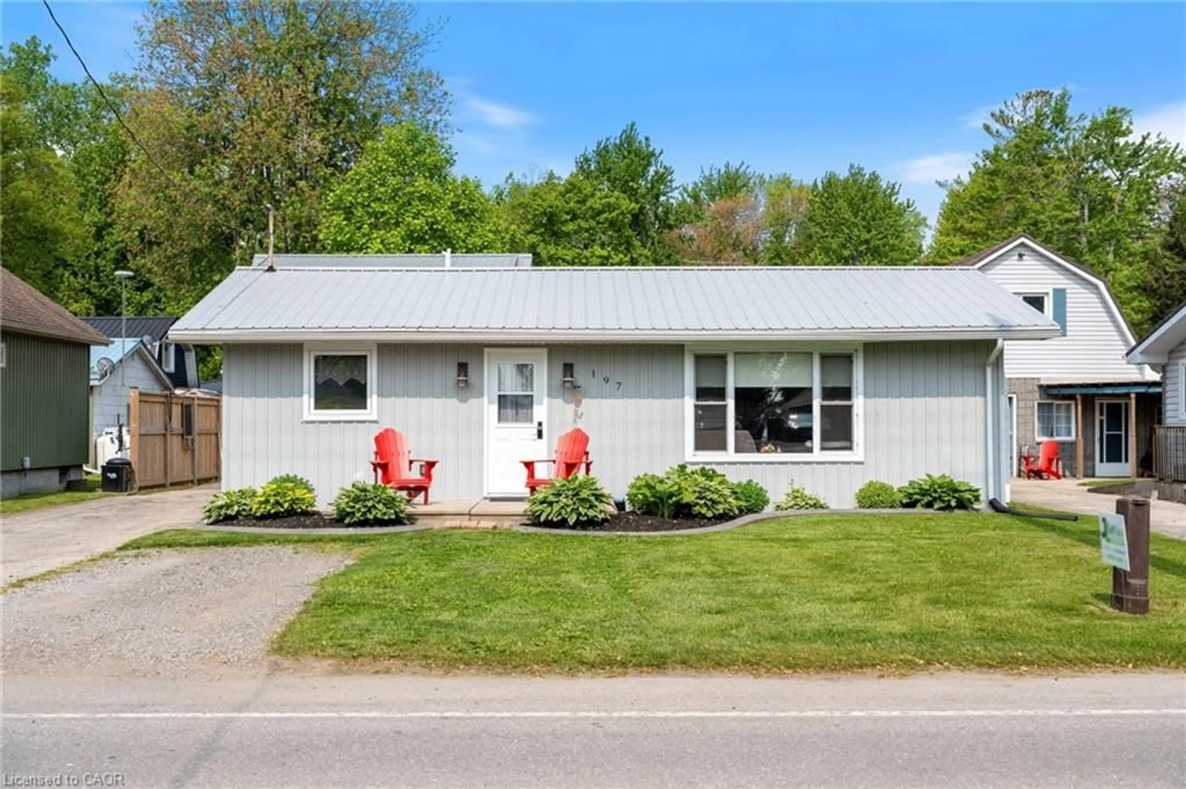 Home with vinyl exterior material, street for 197 Cedar Dr, Turkey Point Ontario N0E 1T0