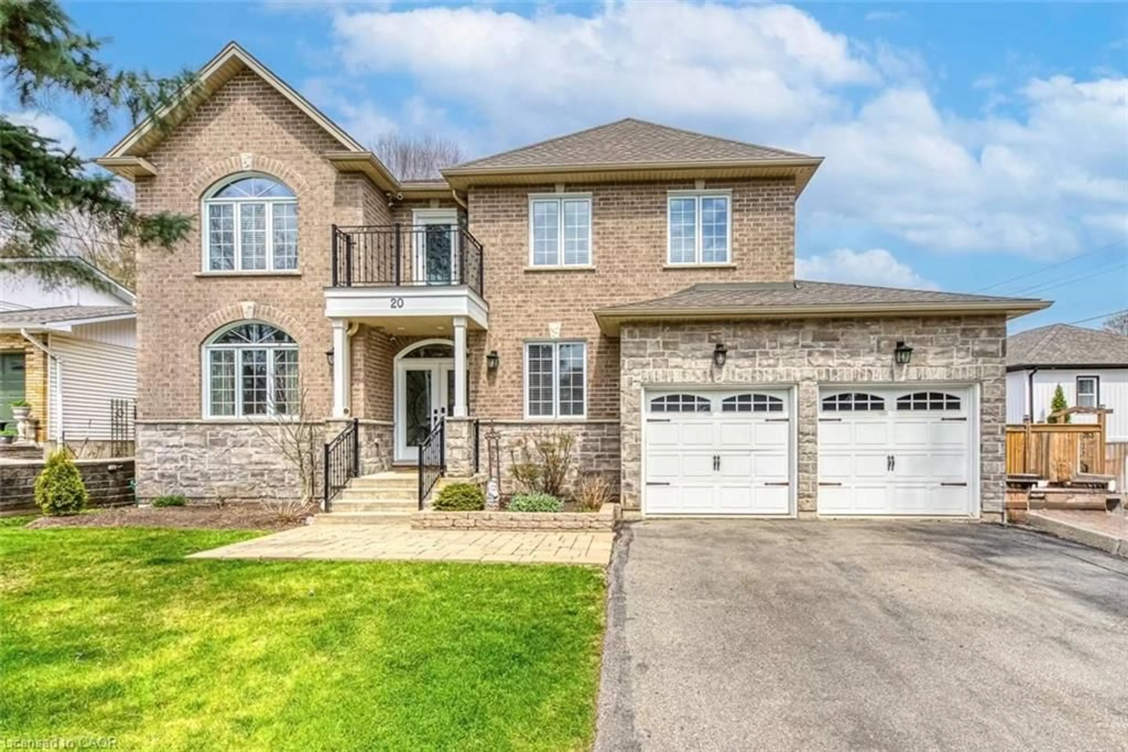 Home with brick exterior material, street for 20 Vinegar Hill, Waterdown Ontario L0R 2H0