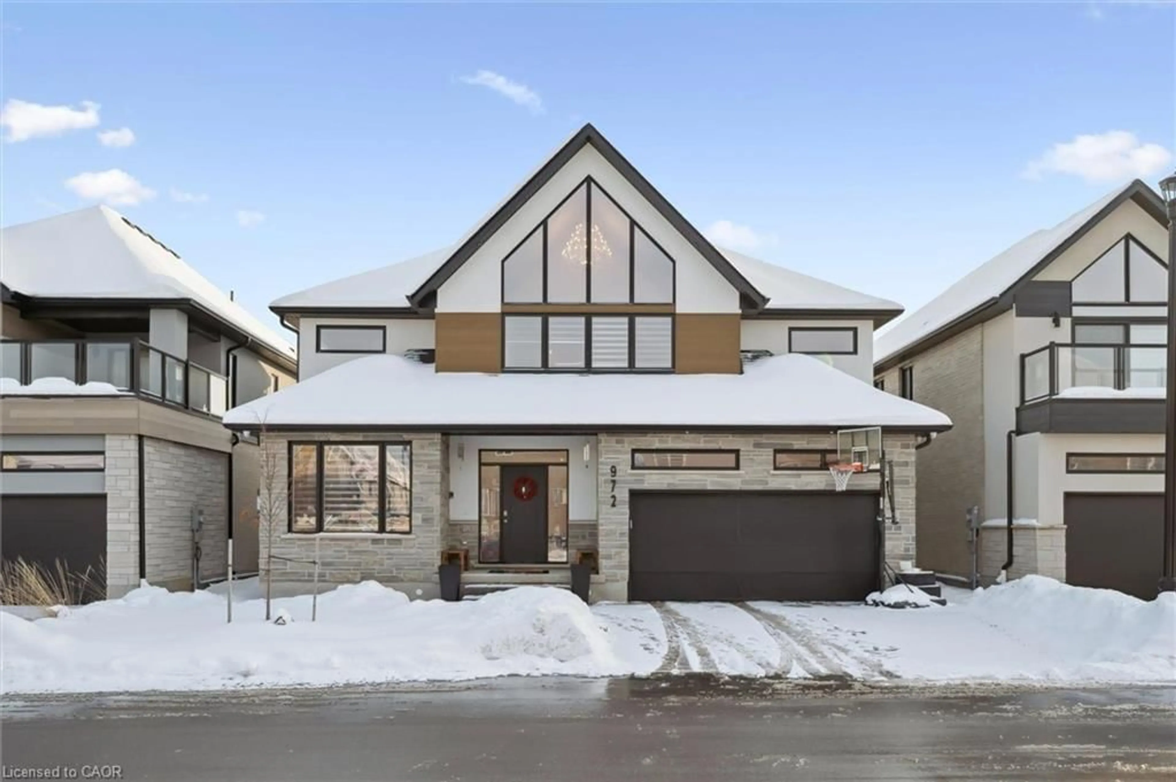 Home with brick exterior material, street for 972 Stonecliffe Walk #18, Kitchener Ontario N2P 0K5