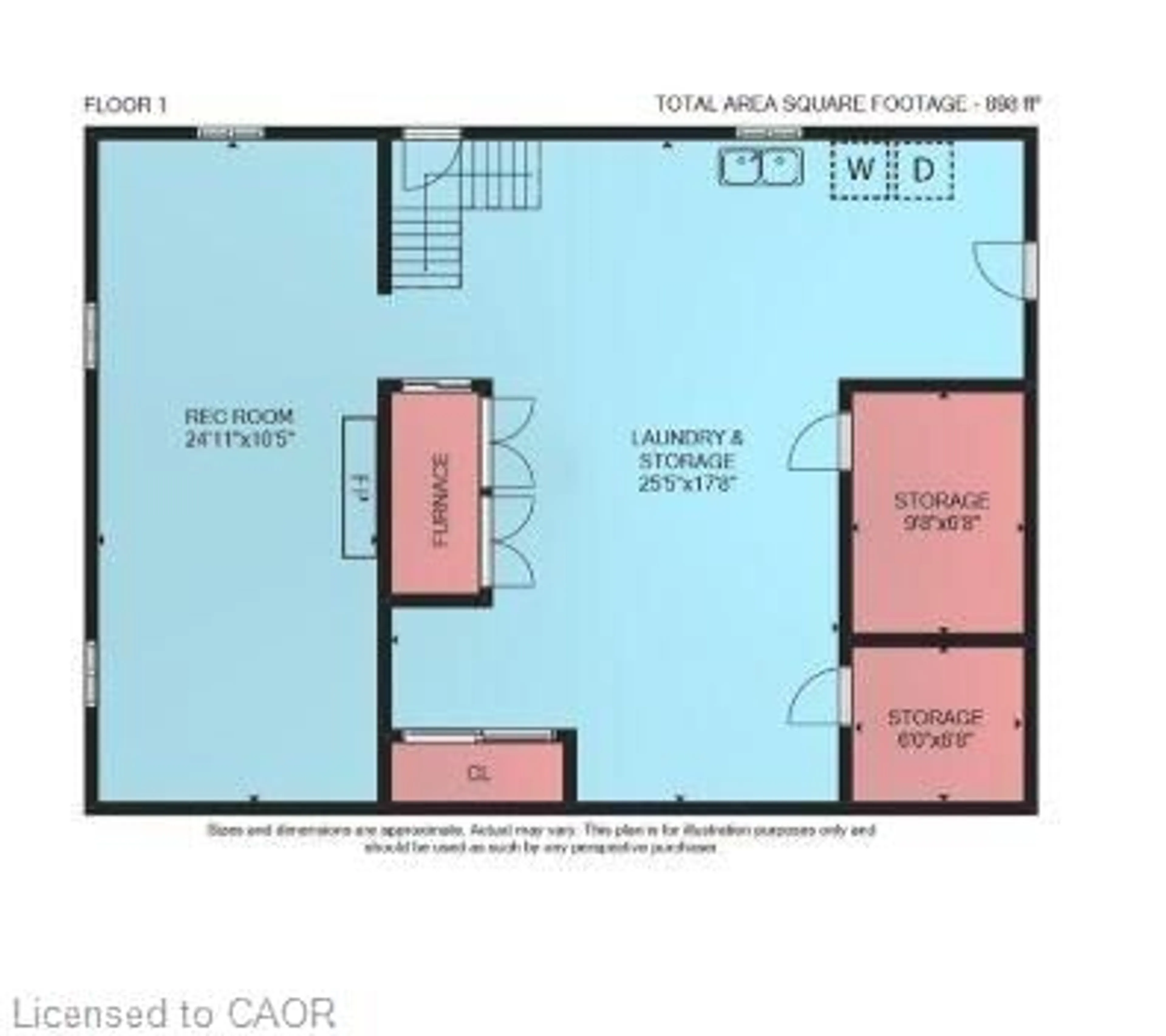 Floor plan for 9 Daleview Crt, Hamilton Ontario L8S 3L9