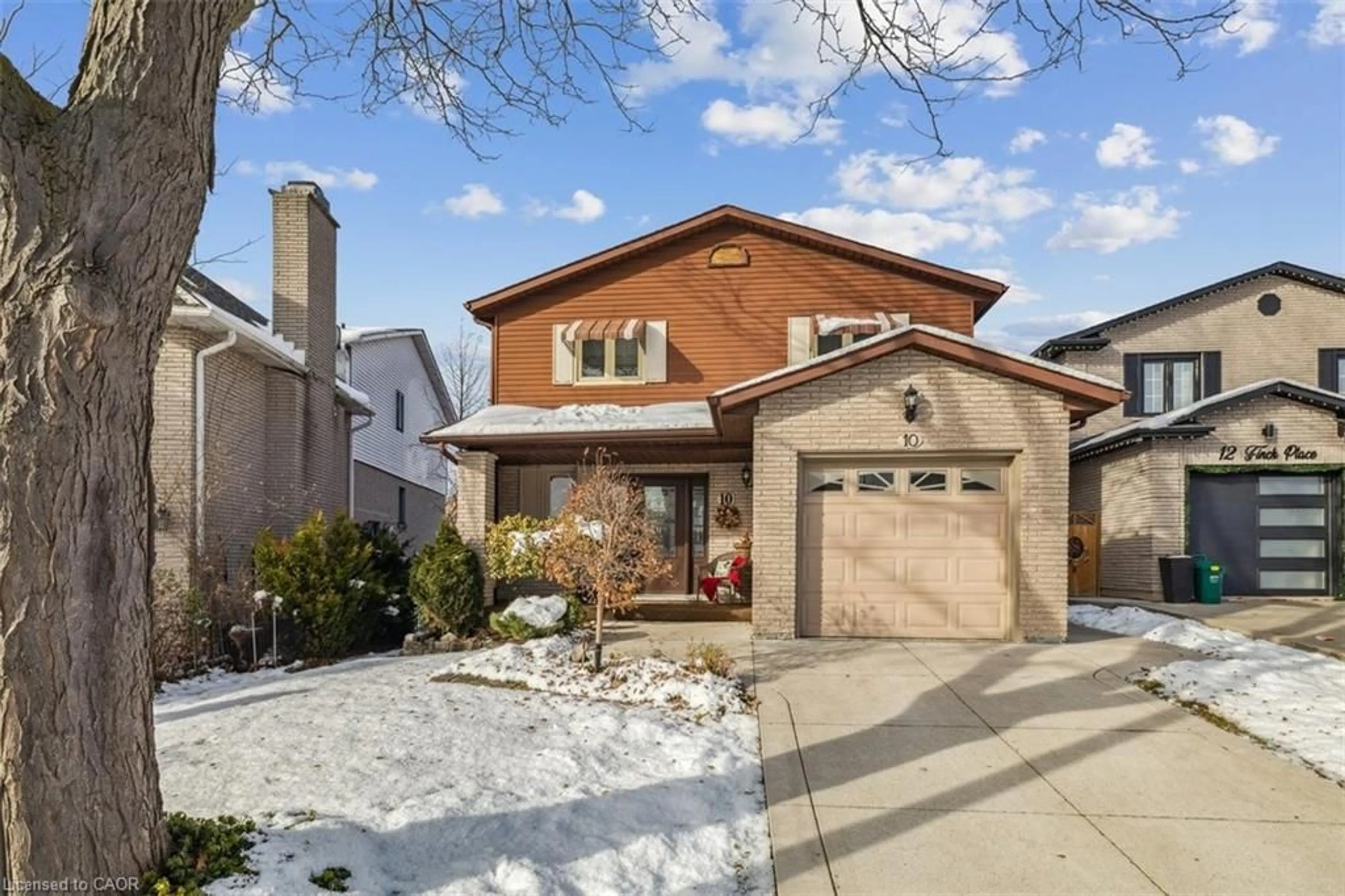 Home with brick exterior material, street for 10 Finch Pl, Hamilton Ontario L9A 5C3