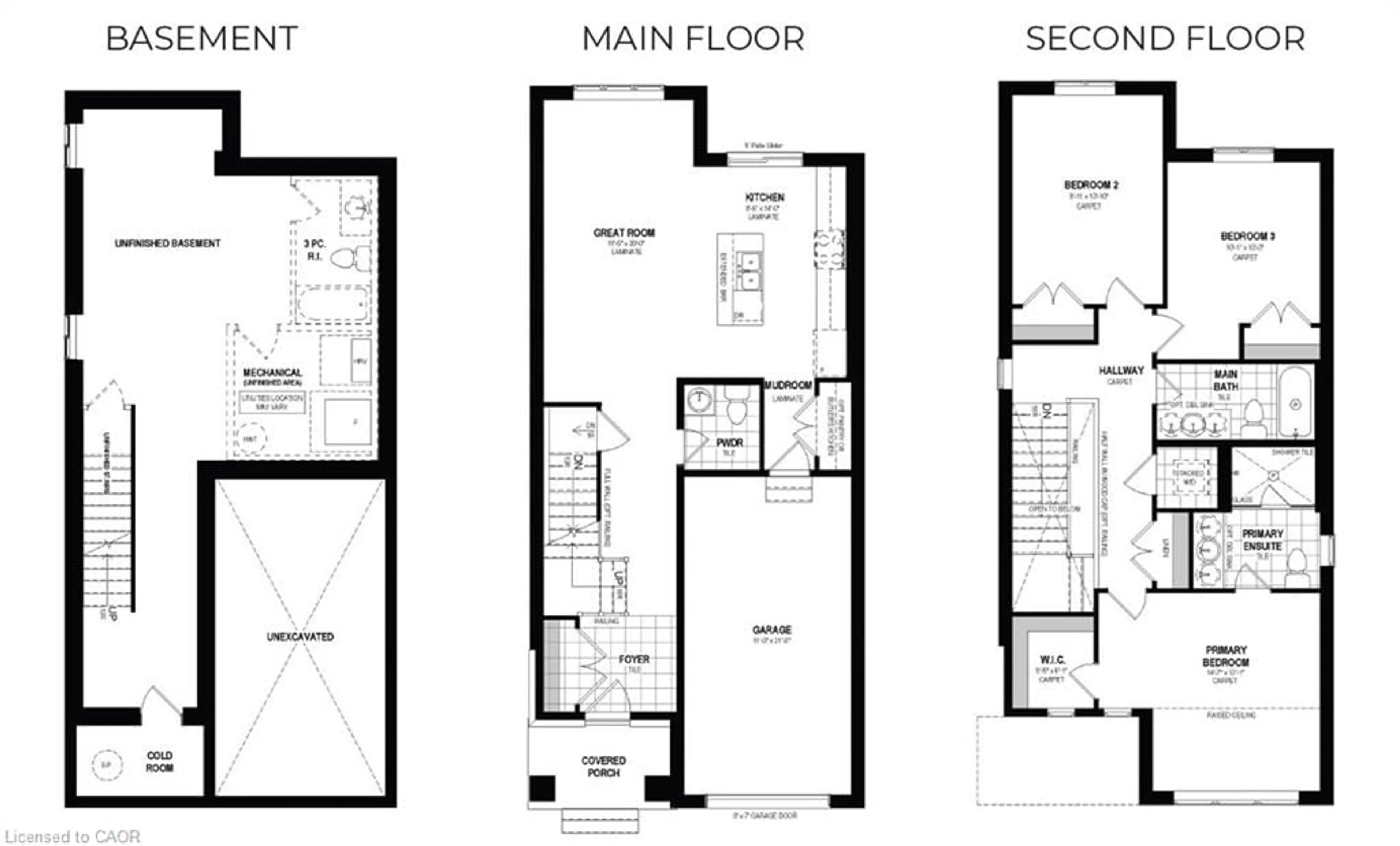 Floor plan for 468 Green Gate Blvd, Cambridge Ontario N1T 0H9
