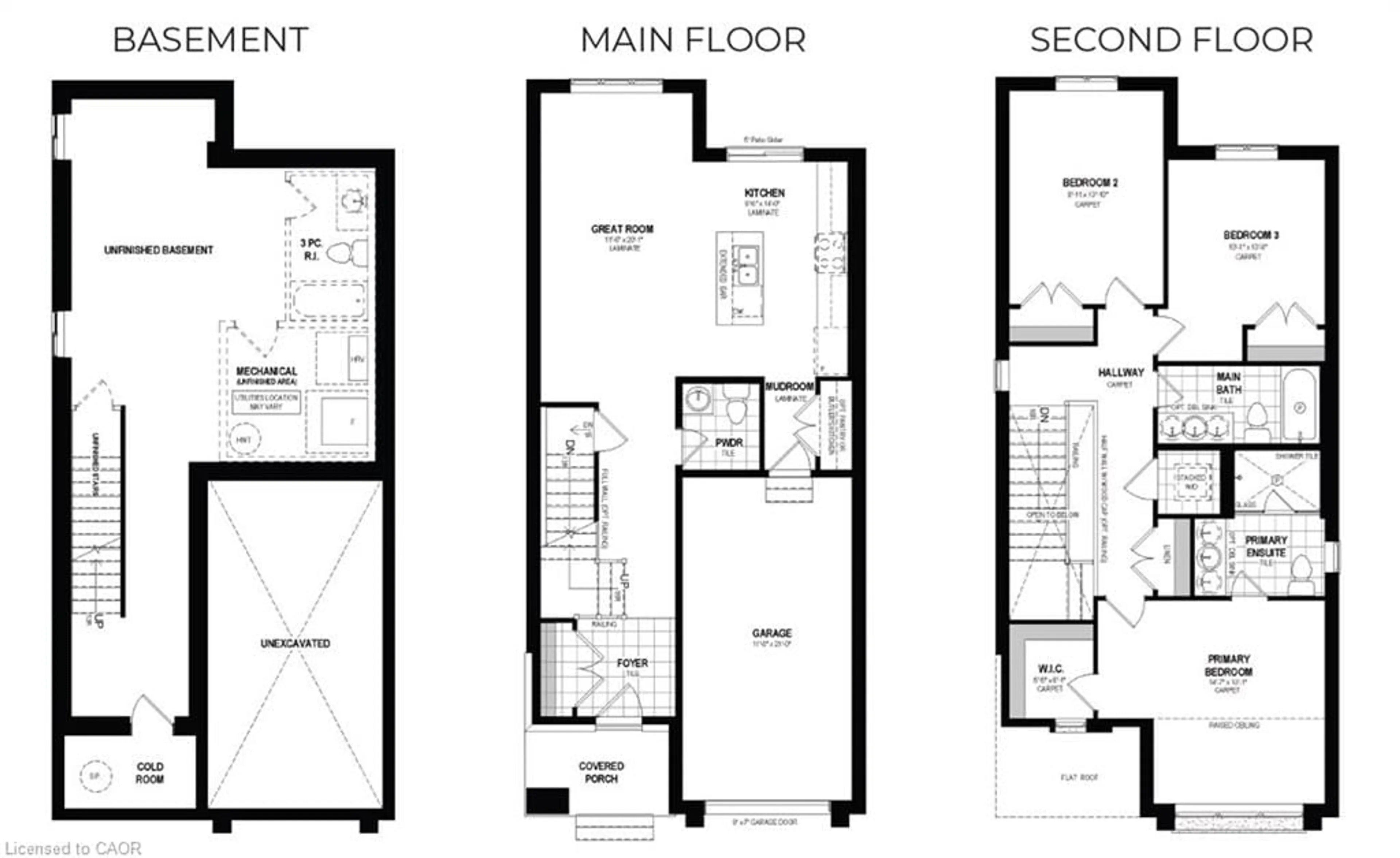 Floor plan for 484 Green Gate Blvd, Cambridge Ontario N1T 0H7