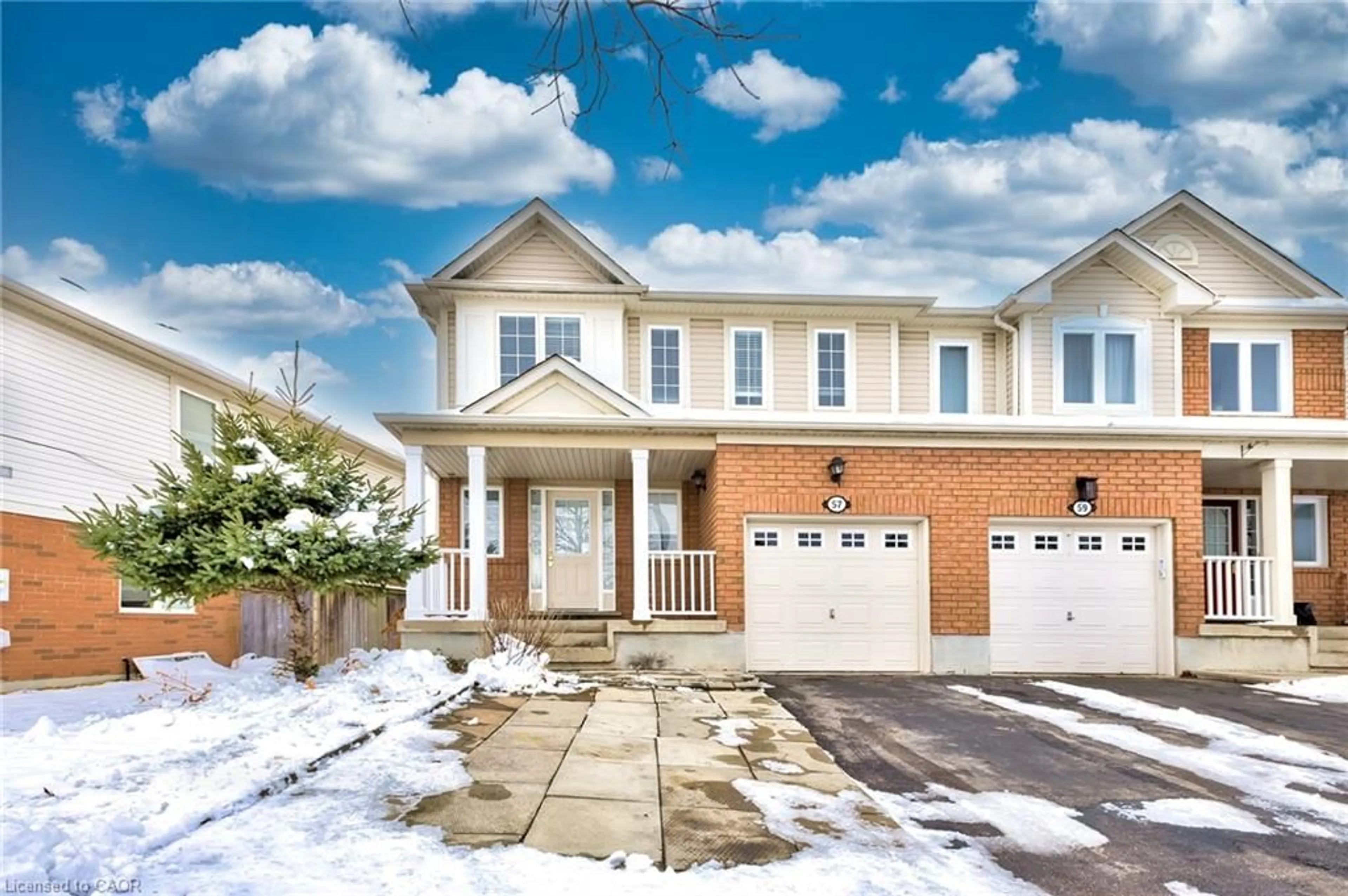 Home with brick exterior material, street for 57 Garth Massey Dr, Cambridge Ontario N1T 2G9