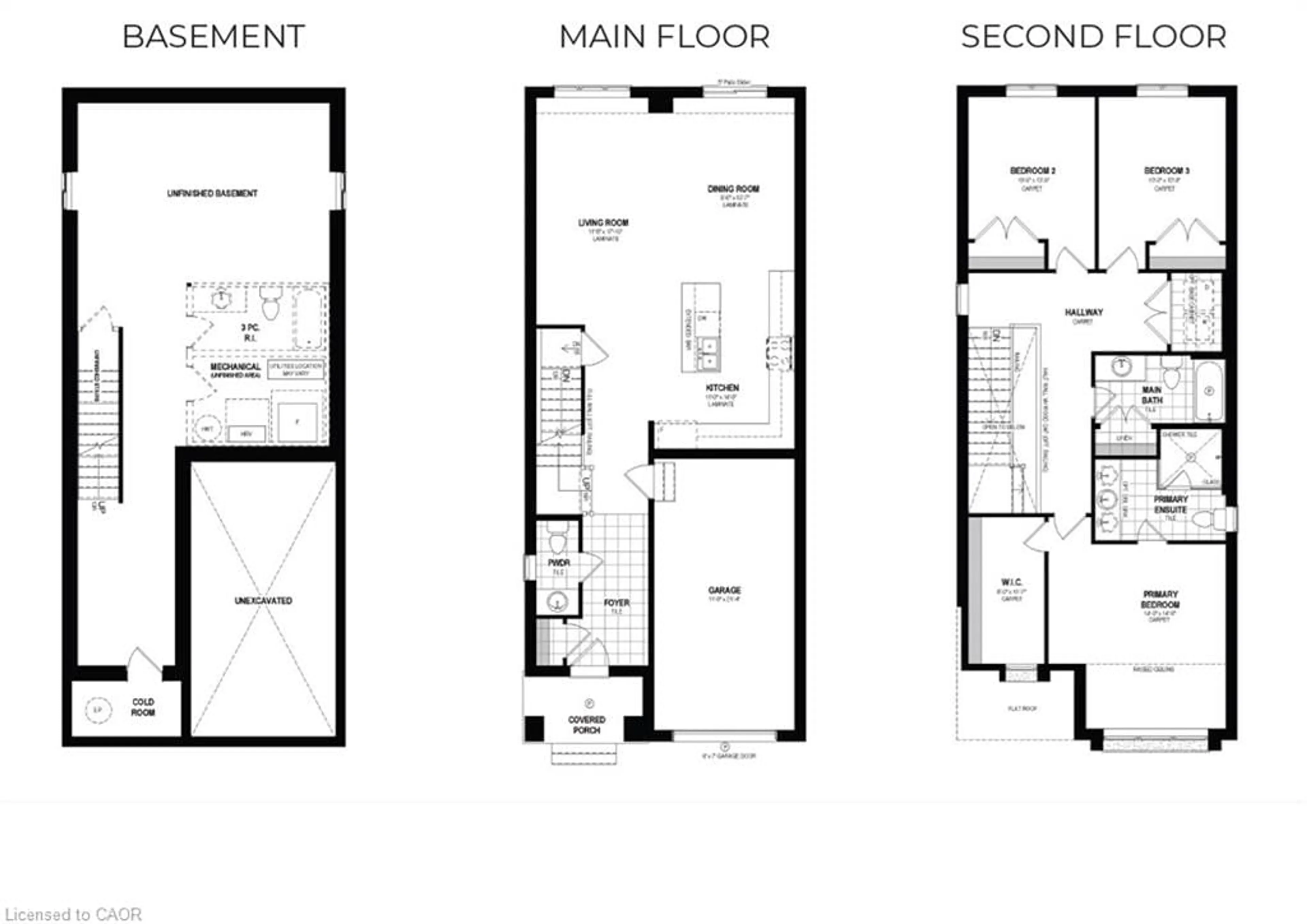 Floor plan for 514 Green Gate Blvd, Cambridge Ontario N1T 0H5