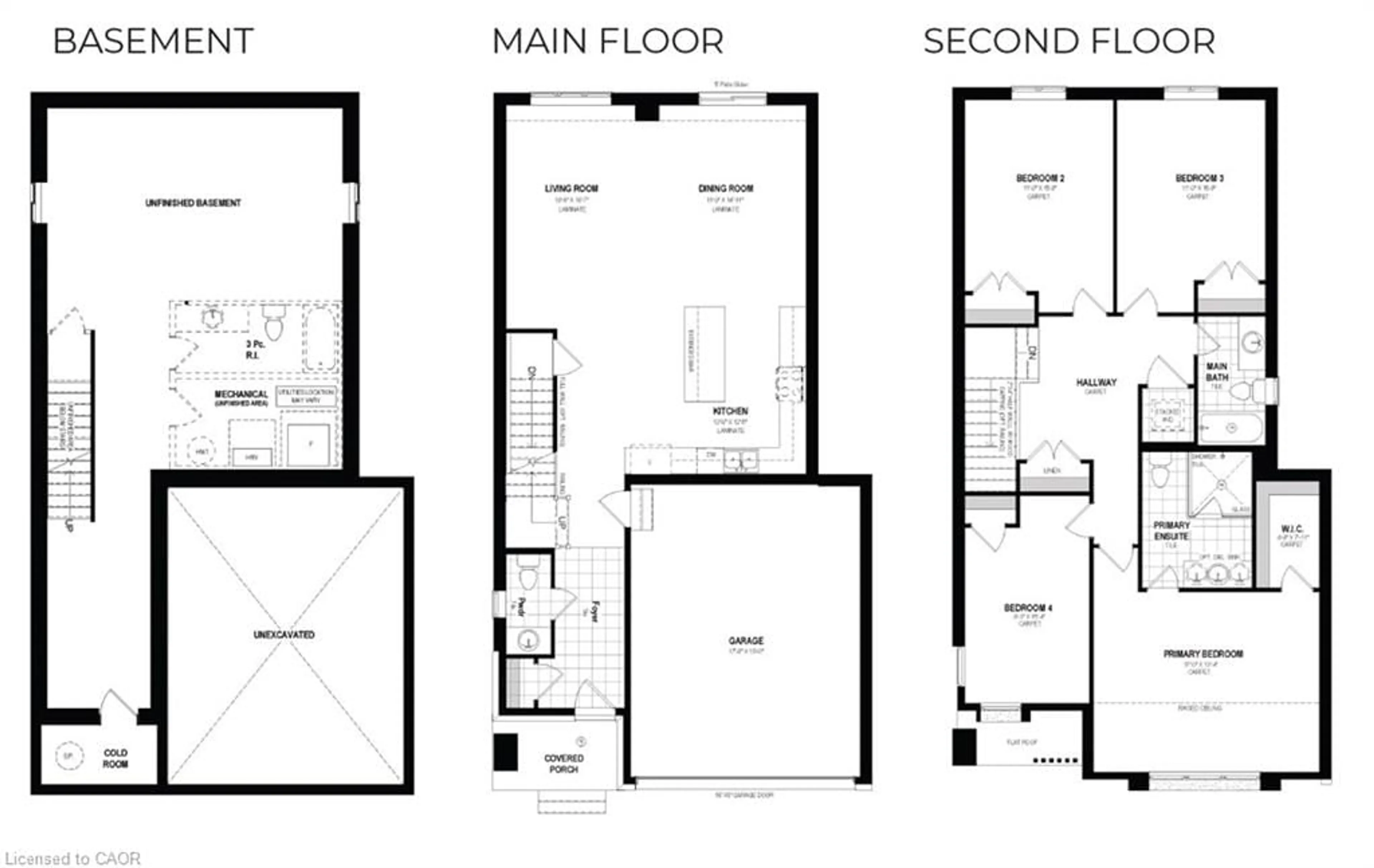 Floor plan for 504 Green Gate Blvd, Cambridge Ontario N1T 0H7