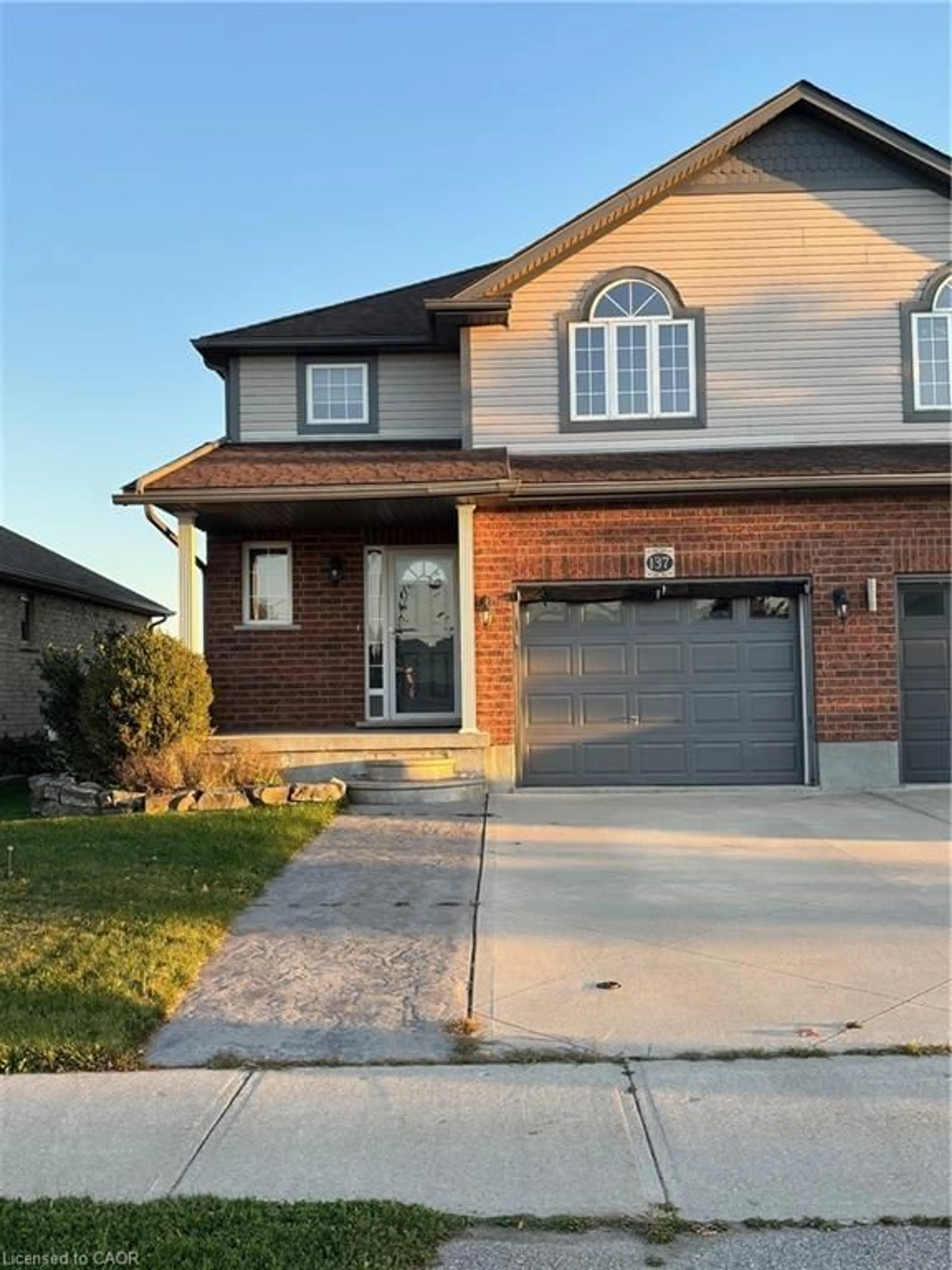 Home with brick exterior material, street for 137 Liebler St, Tavistock Ontario N0B 2R0