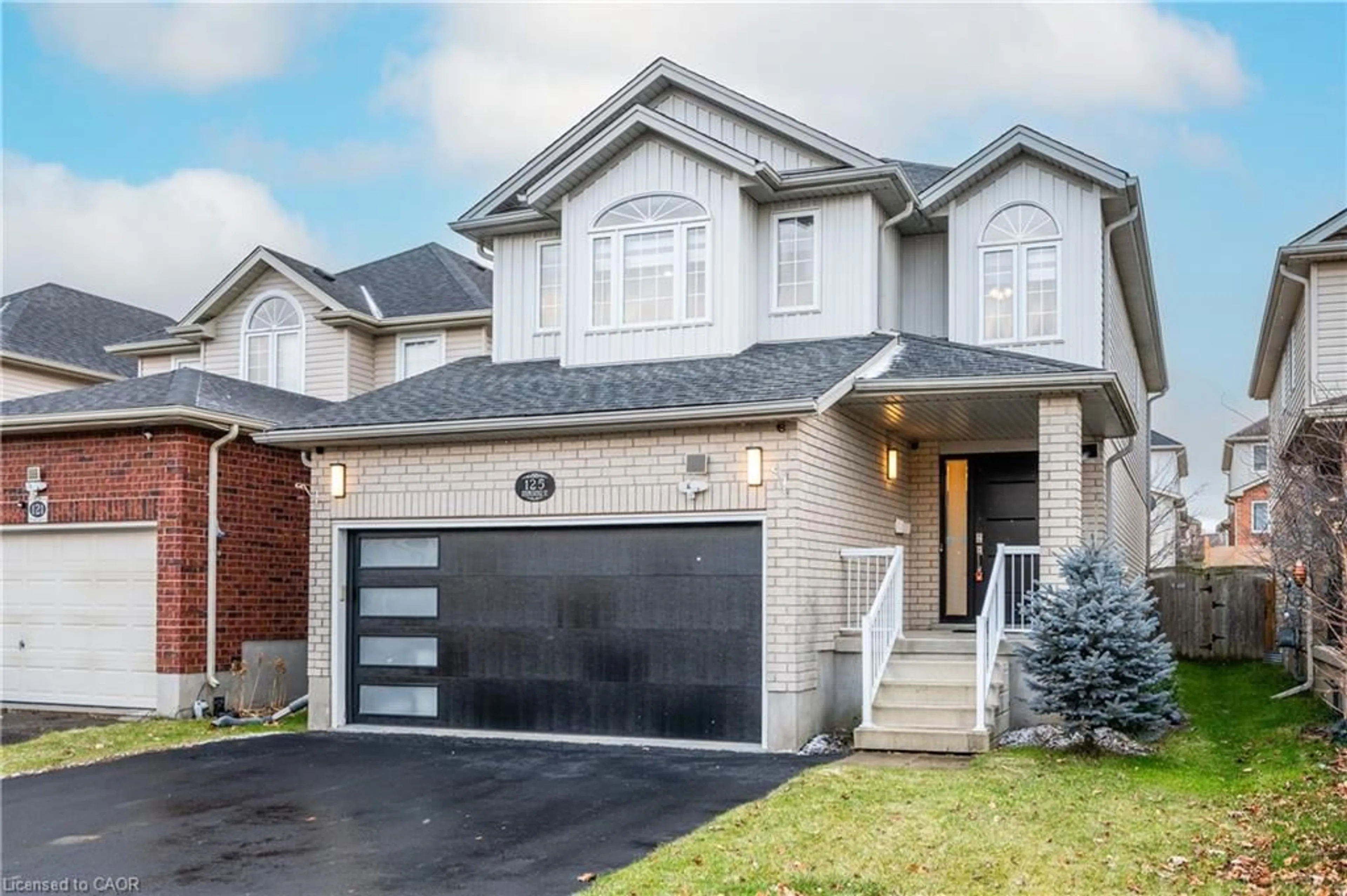 Home with brick exterior material, street for 125 Steepleridge St, Kitchener Ontario N2P 2W2