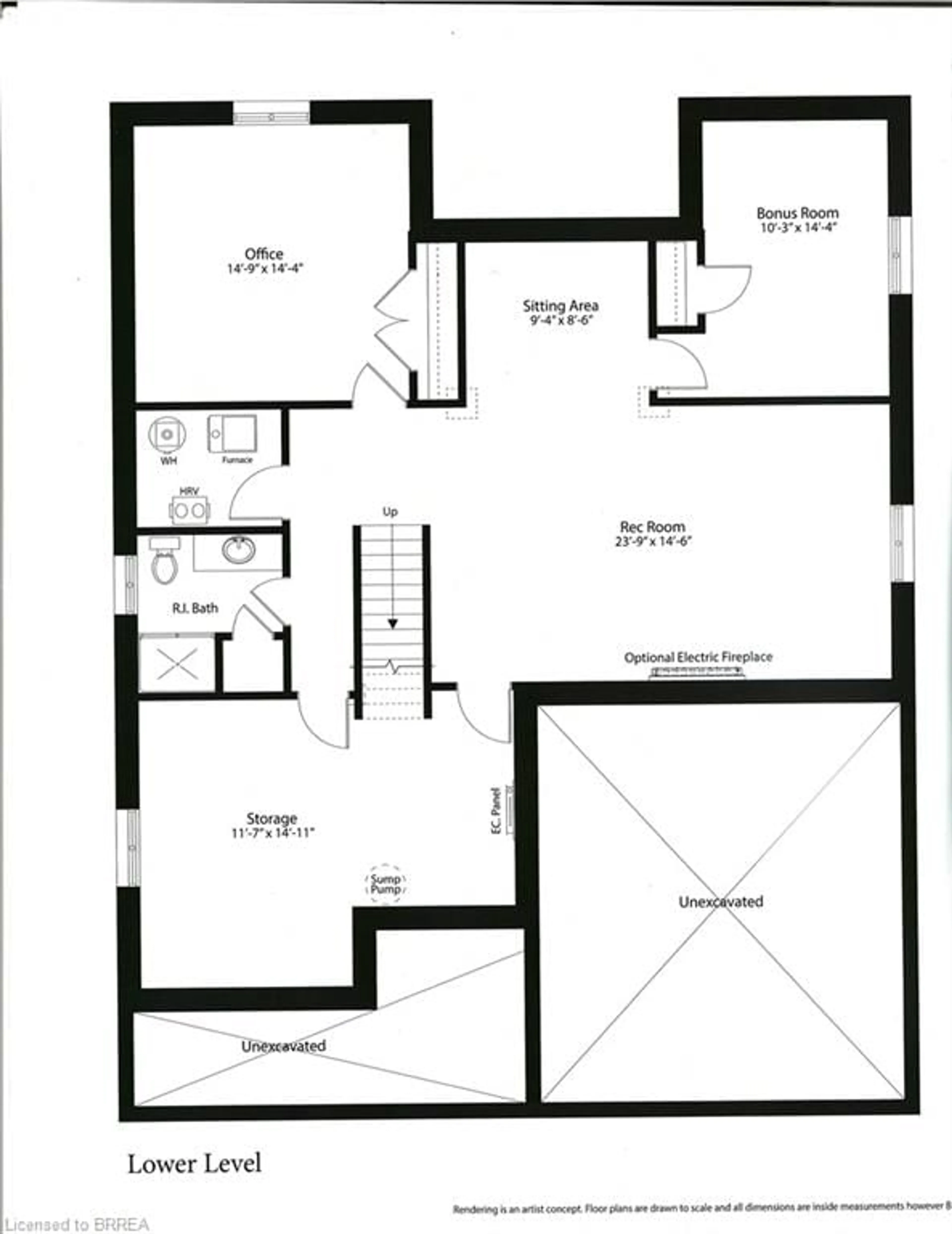 Floor plan for 6 Patten Dr, St. George Ontario N0E 1N0